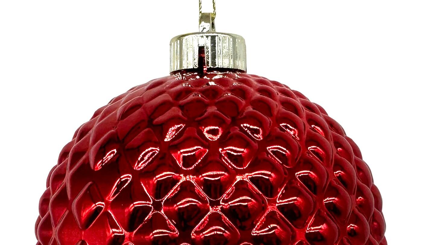 Set di palline natalizie in polistirene confezione da 1 pezzo - 18