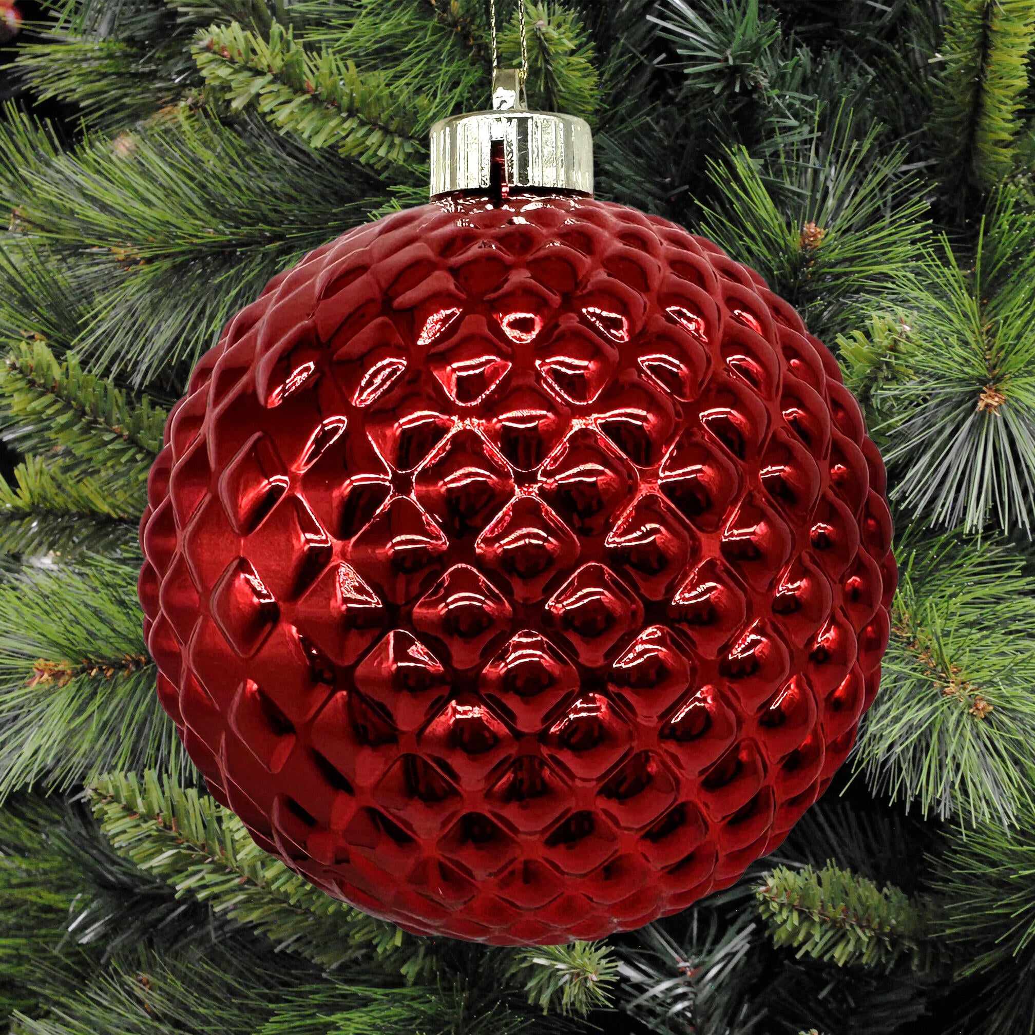 Set di palline natalizie in polistirene confezione da 1 pezzo - 7