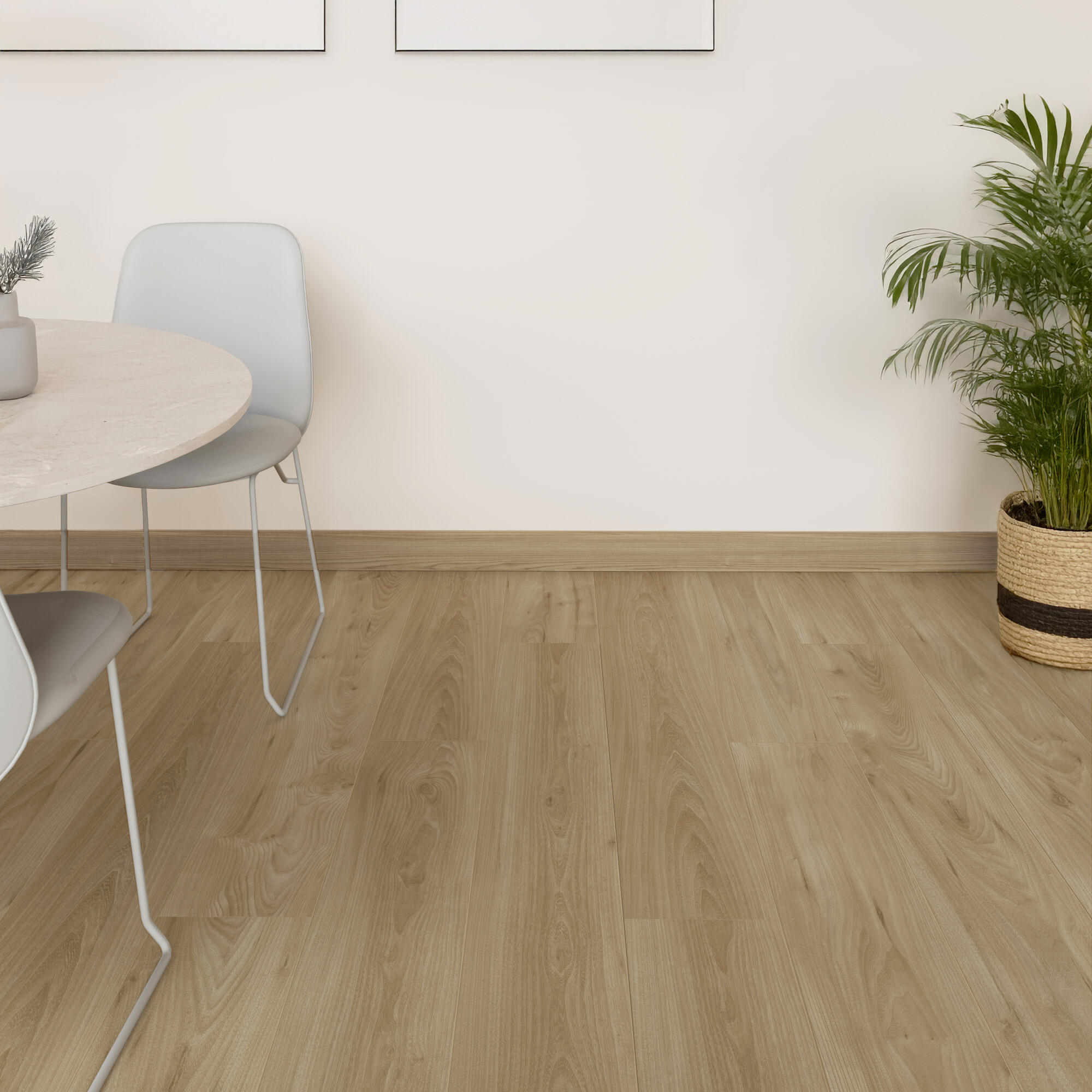 Plinthe mdf, décor malte light, H. 7.8, Ep.14 mm ARTENS - 3