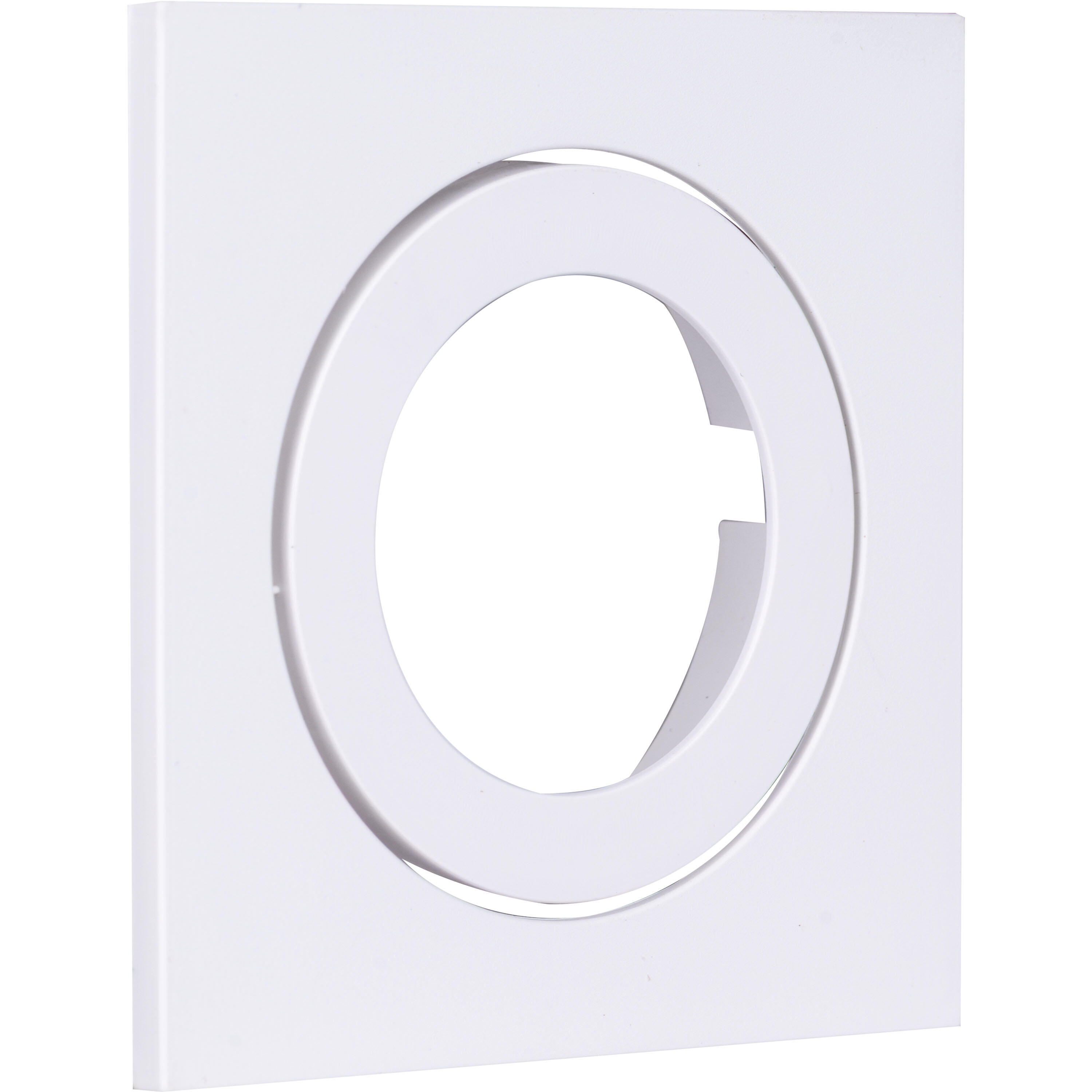 MARCO CUADRADO BASCULANTE PARA FOCO LED FTYPE BLANCO - 4