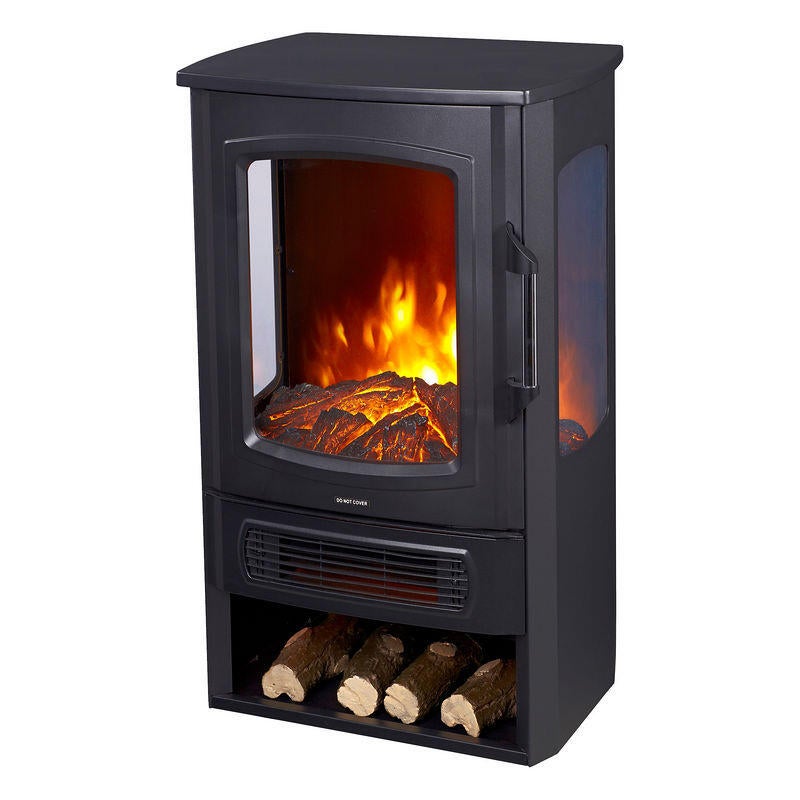 Chimenea eléctrica Munich 1000/2000W color negro - 3