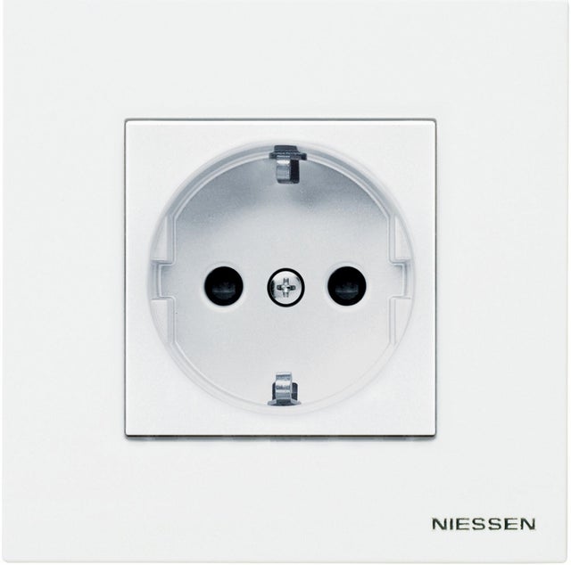 Enchufe NIESSEN Zenit blanco