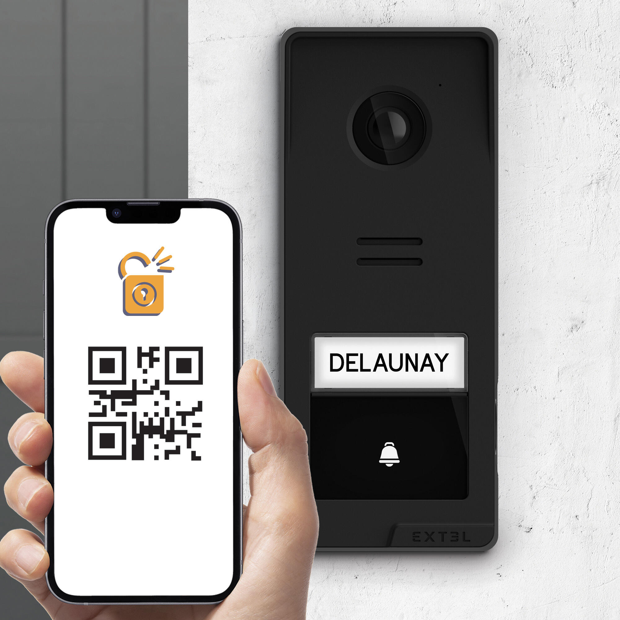 Visiophone sans fil à empreinte - EXTEL - 14