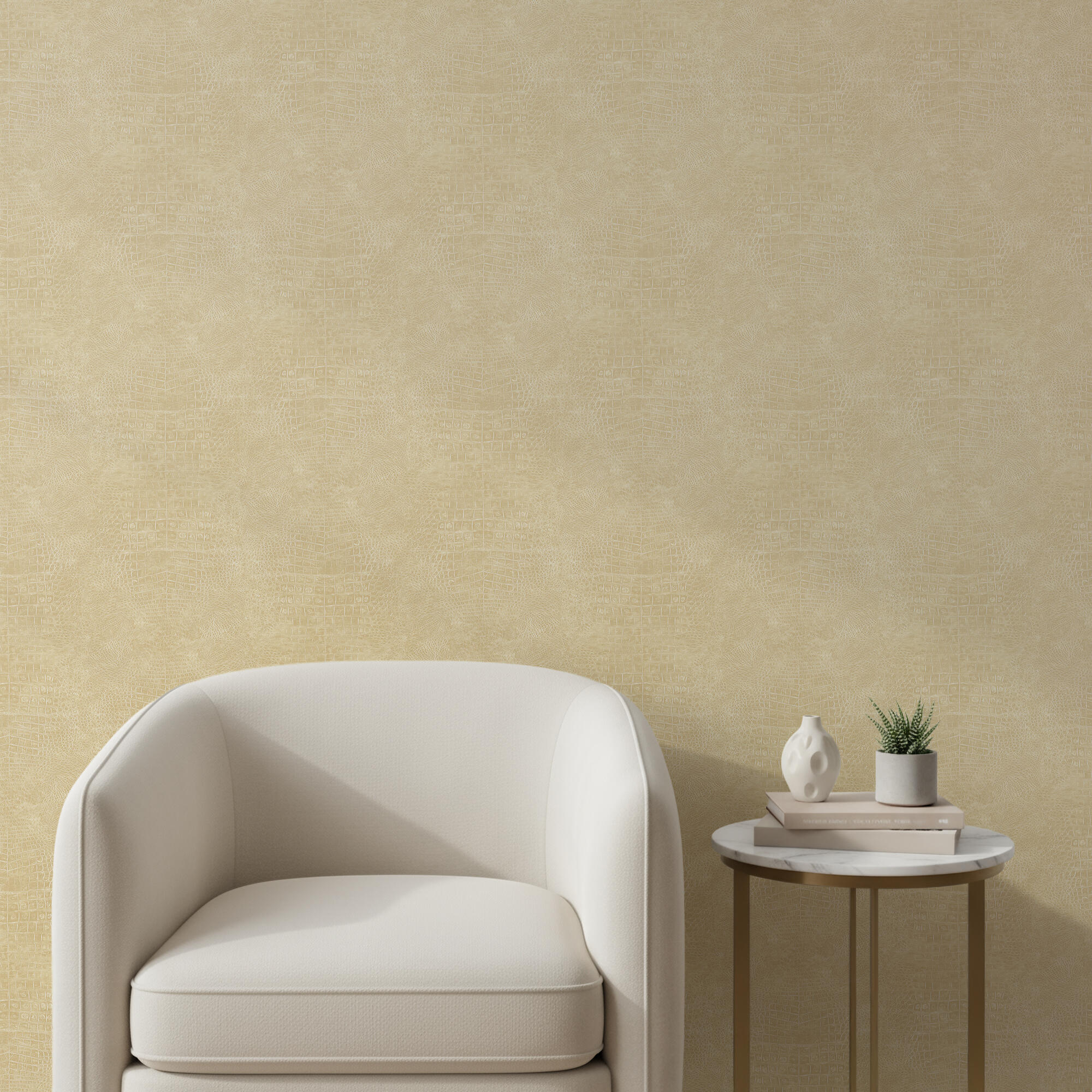 Papel pintado vinilo aplicación cola en pared animales natural g67501 amarillo 53cmx10m lavable