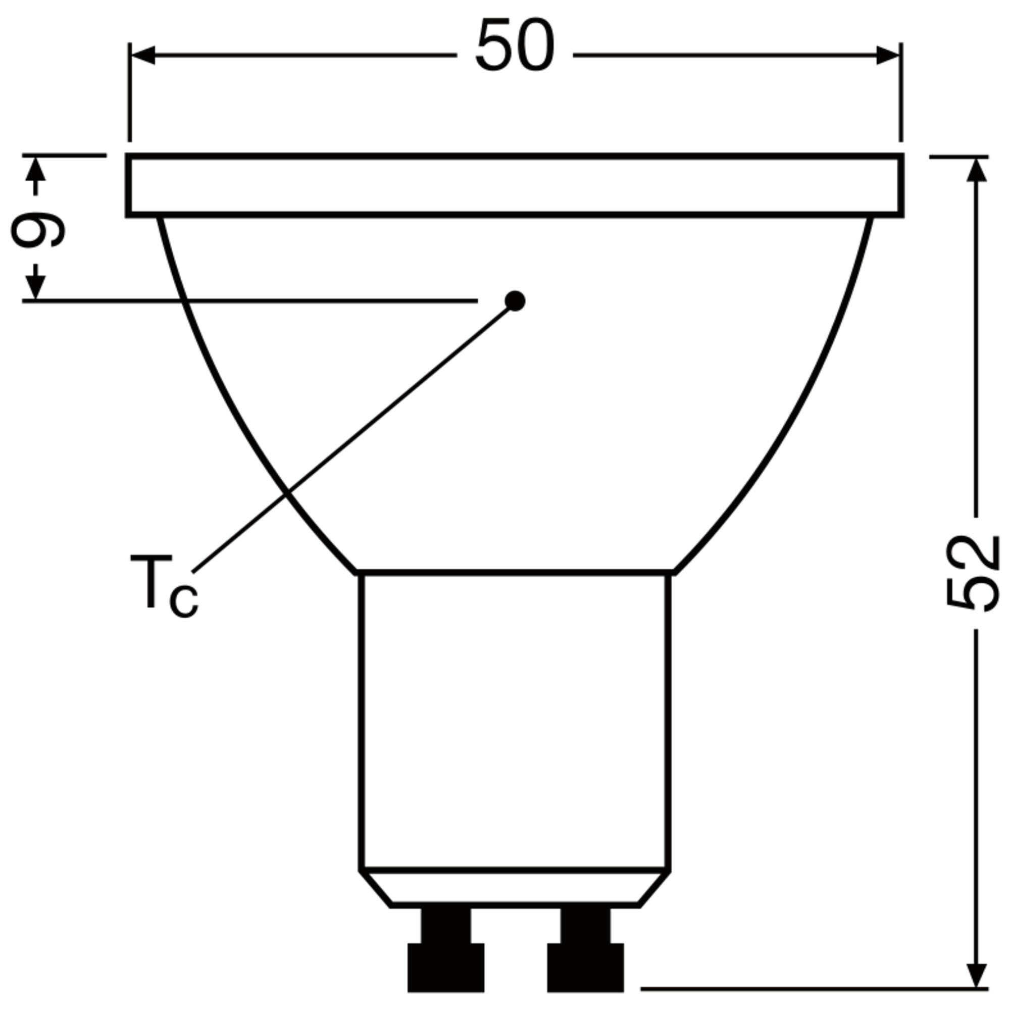 Bombilla led gu10 230 lúmenes 3.4w color de la luz blanco neutro 4000k cri superior a 90 alta reproducción cromática clase energética g