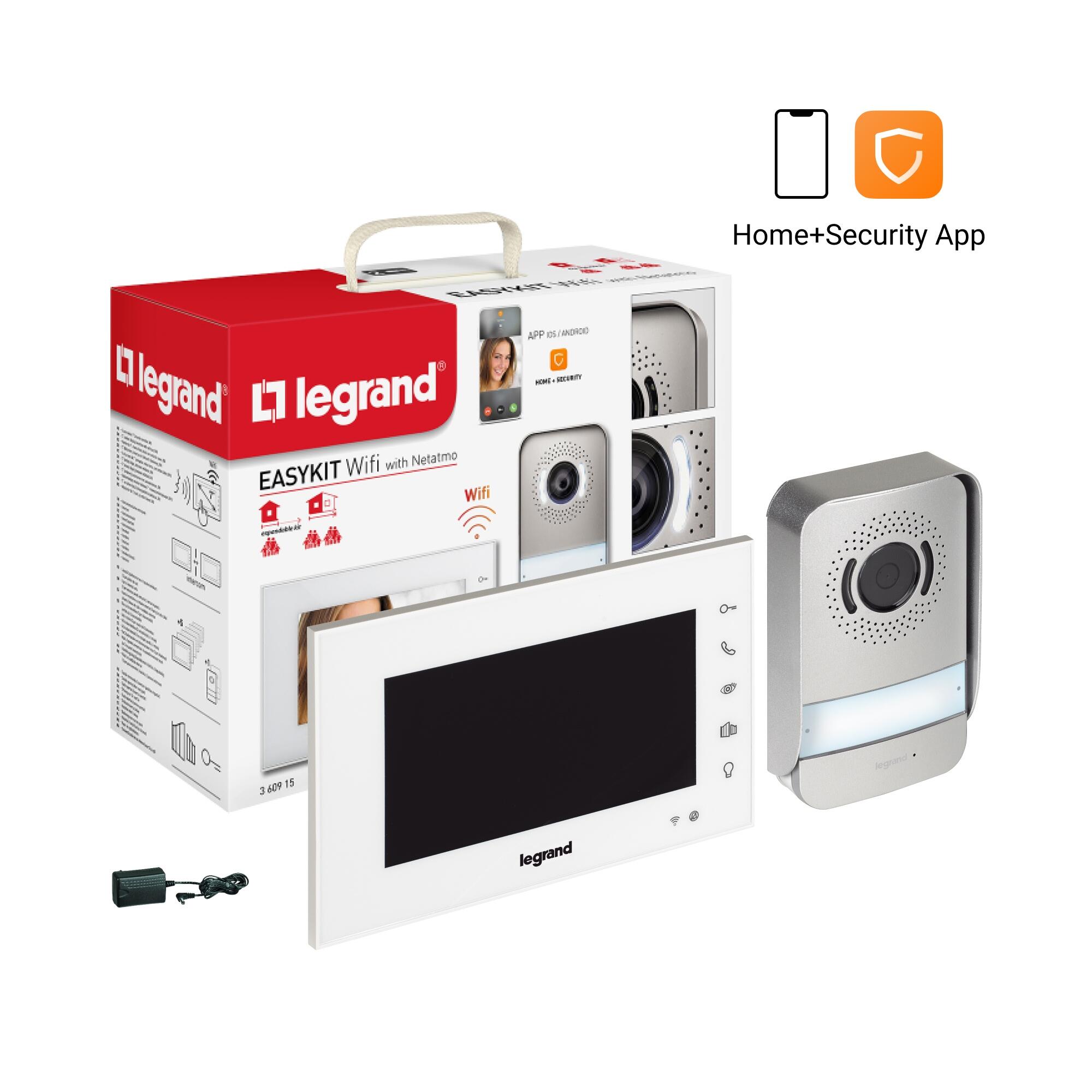 Visiophone filaire connecté, Easy Kit WiFi with Netatmo, blanc, LEGRAND — free download