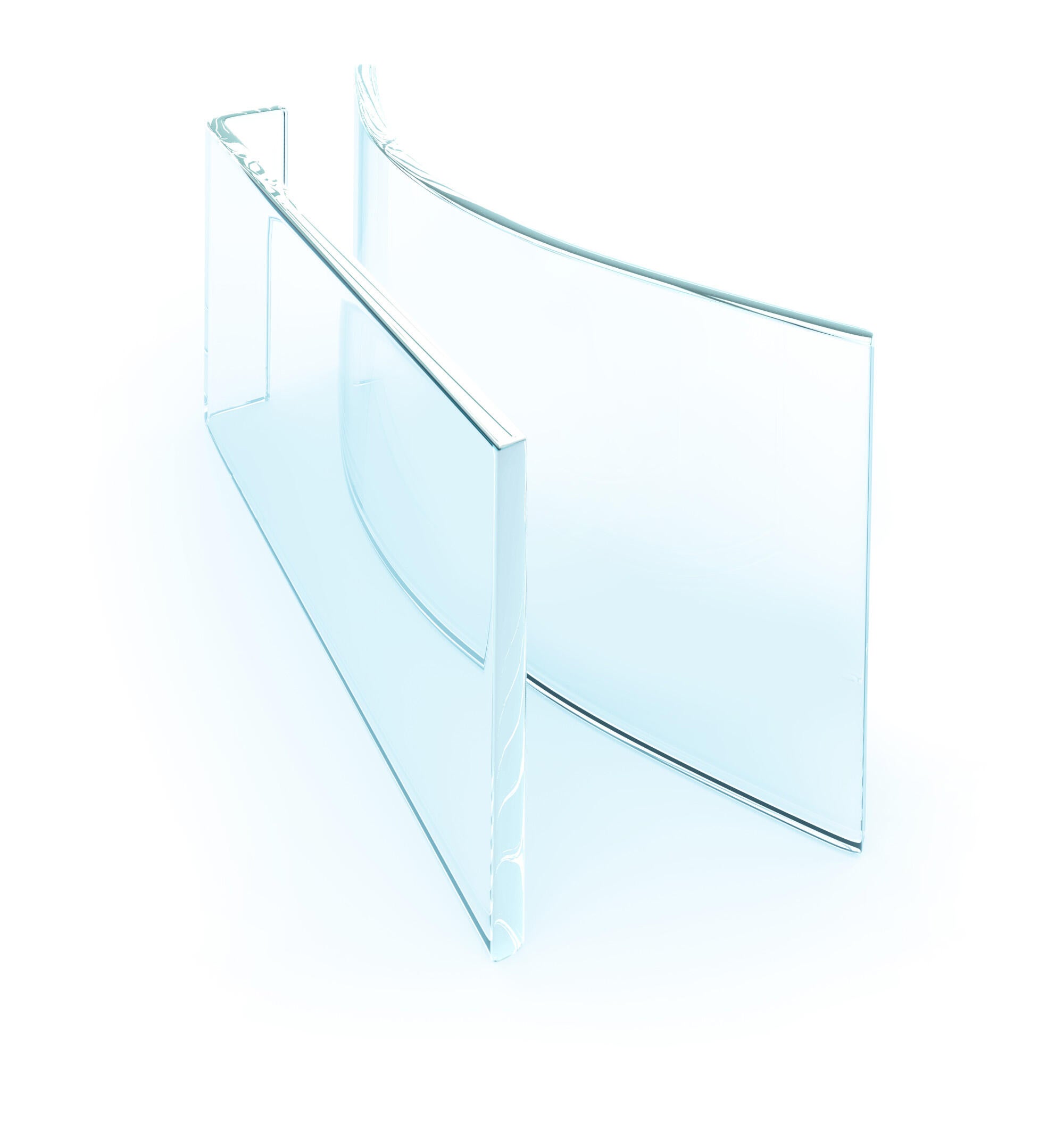 Vidrio plástico transparente liso Polyglass 100x200 cm de 2 mm de grosor para interior/exterior
 - 5