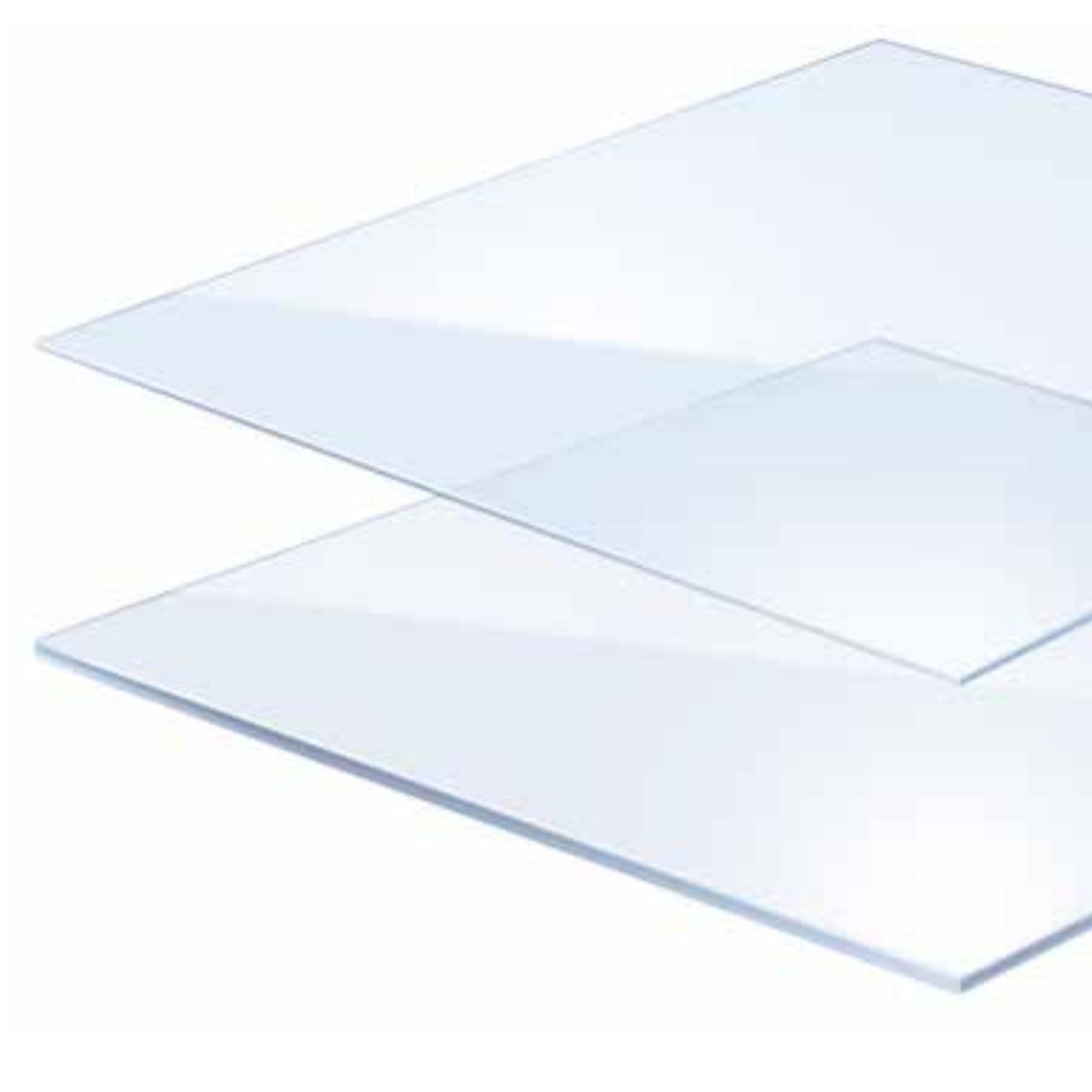 Vidrio plástico transparente liso Polyglass 100x200 cm de 2 mm de grosor para interior/exterior
 - 4