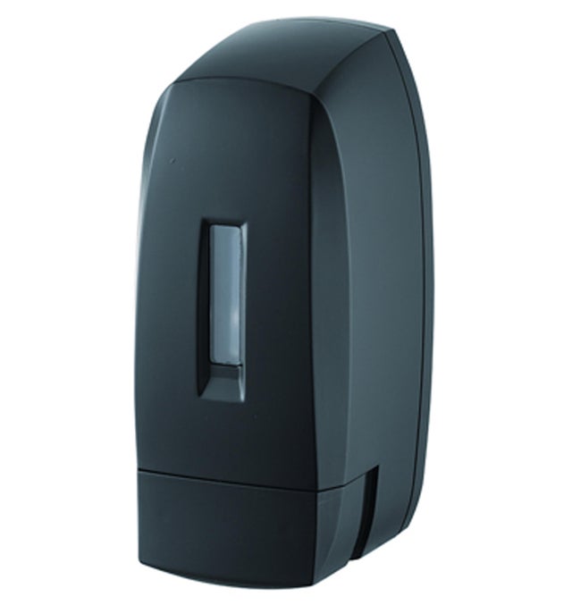 DISPENSADOR DE JABÓN VERTICAL NEGRO 0.5L