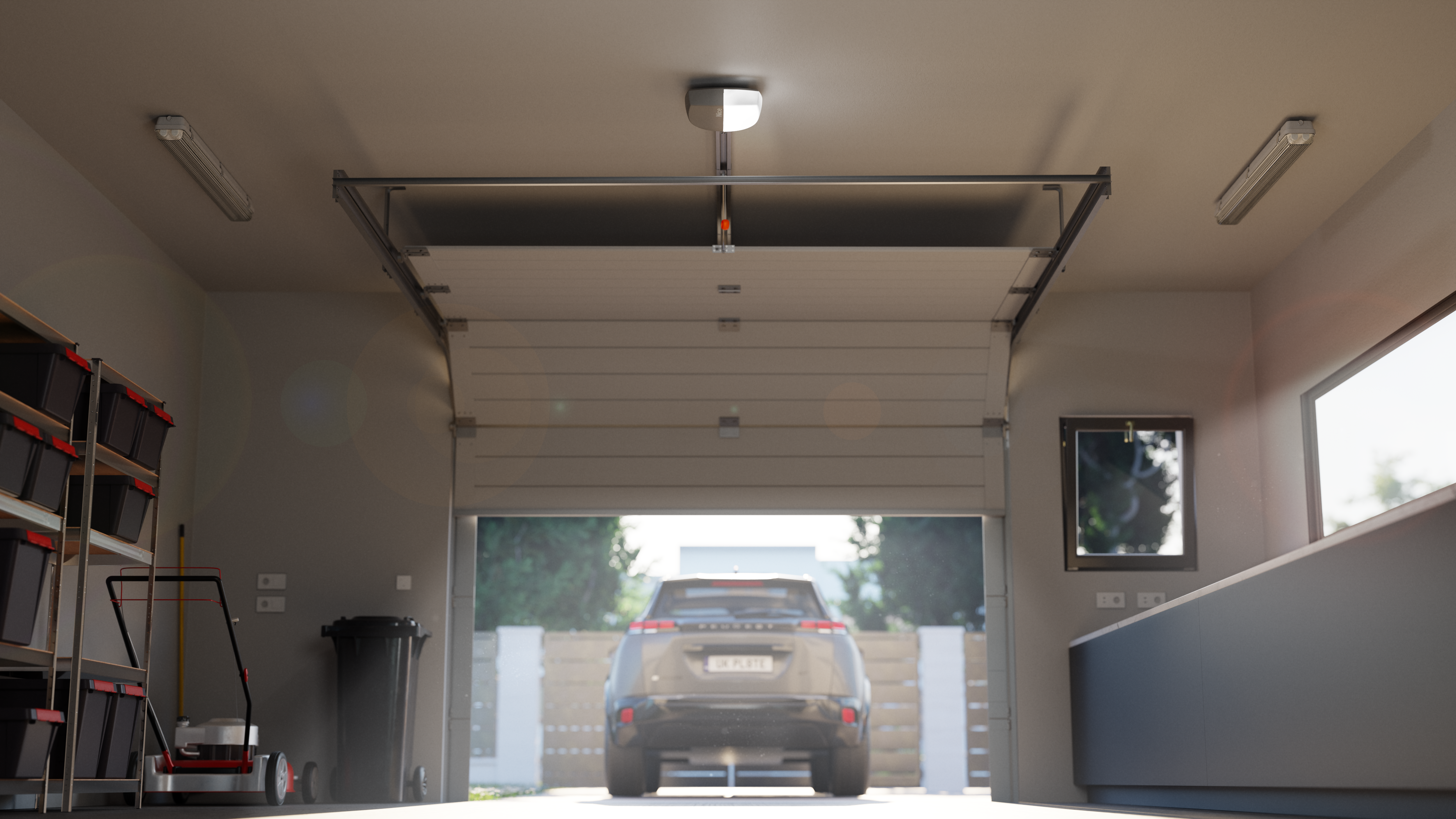 Moteur de porte de garage sectionnelle Volto700 NICE HOME - 3