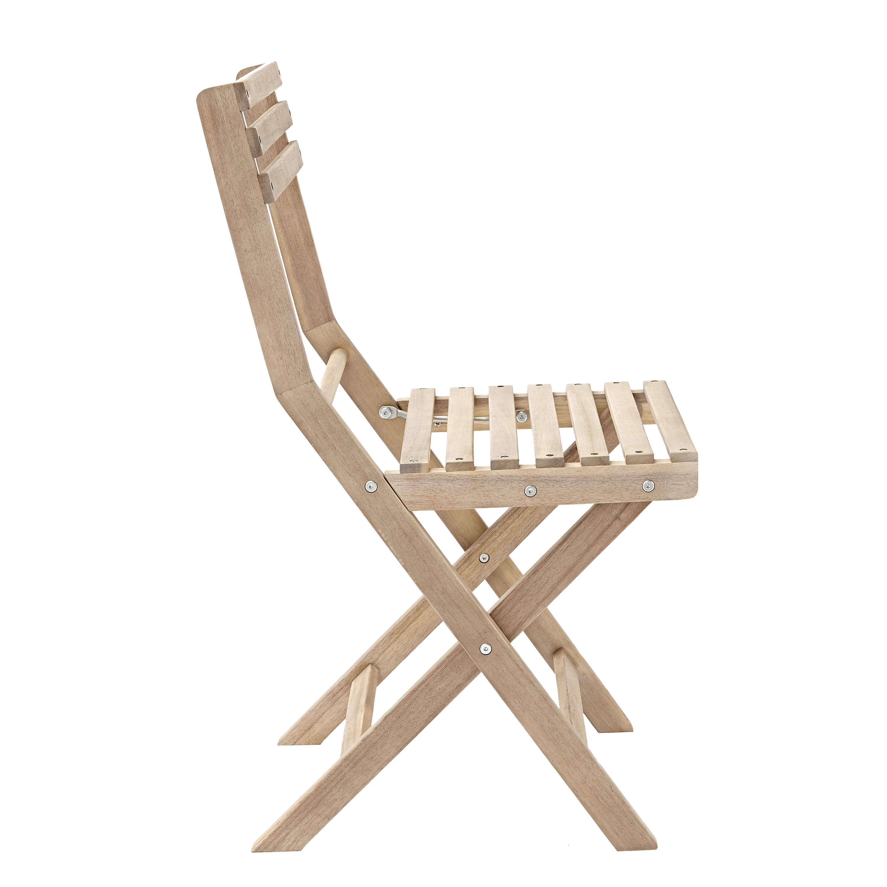 Set tavolo e sedie Solis NATERIAL in acacia marrone per 4 persone - 17