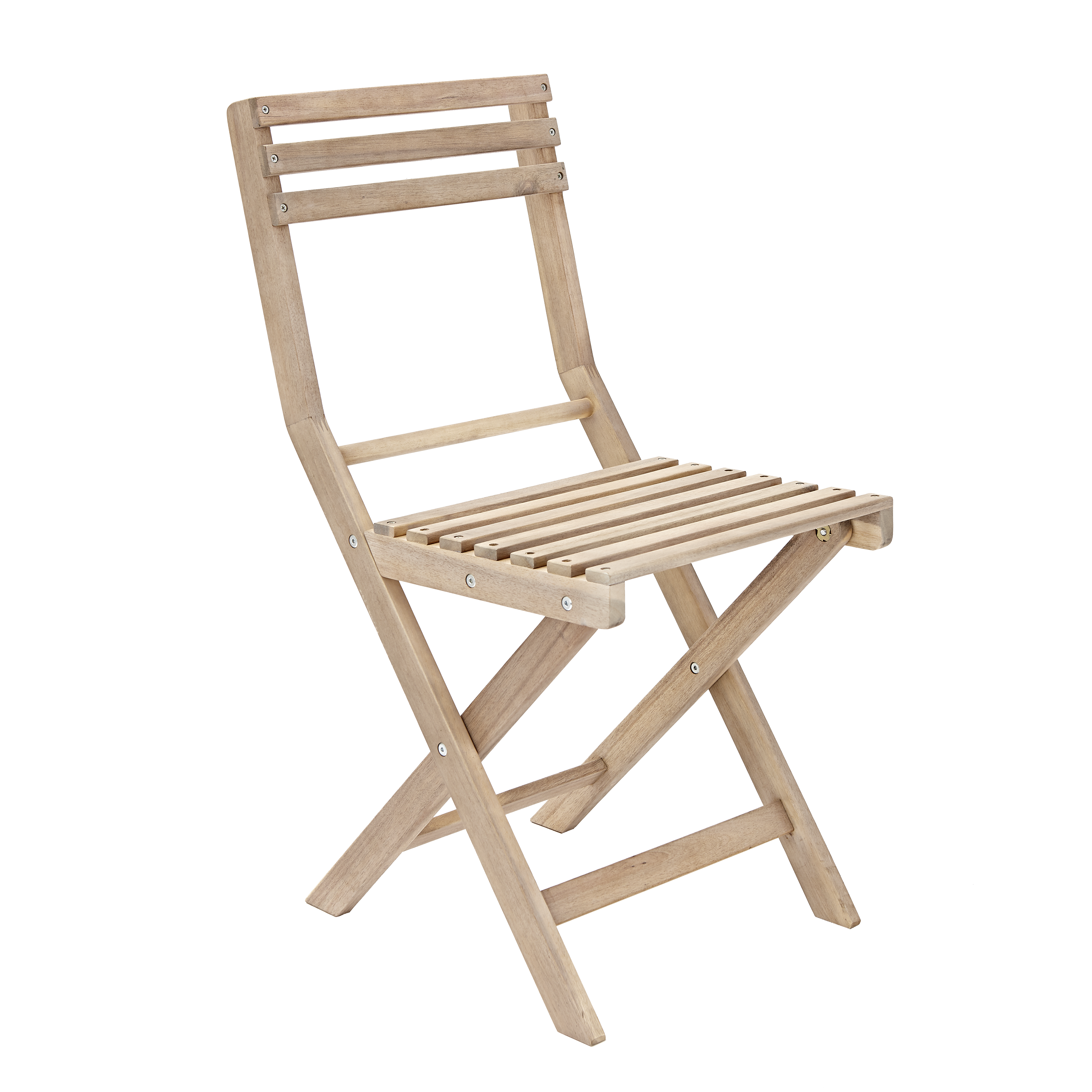 Set tavolo e sedie Solis NATERIAL in acacia marrone per 4 persone - 13