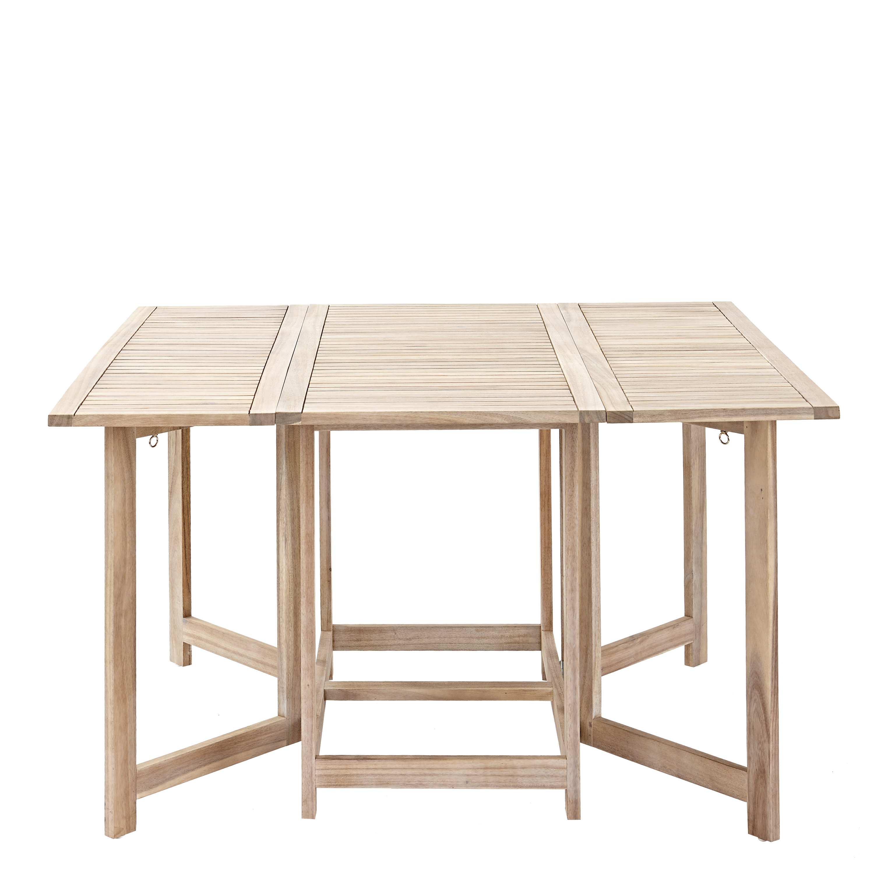 Set tavolo e sedie Solis NATERIAL in acacia marrone per 4 persone - 5