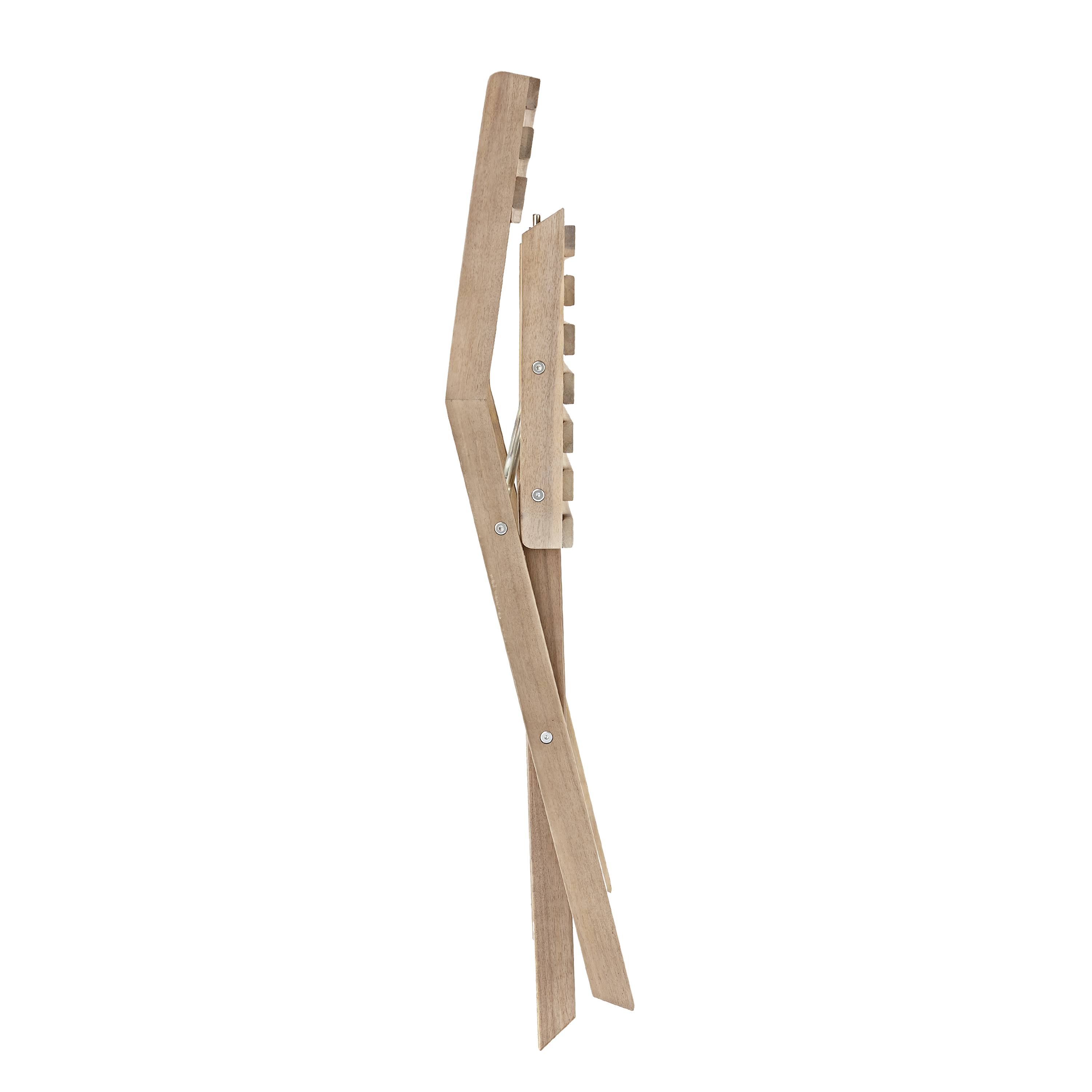 Set tavolo e sedie Solis NATERIAL in acacia beige per 2 persone - 17