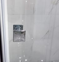 MAMPARA DE DUCHA FRONTAL CORREDERA CATANIA PRO 140CM CROMO - 8