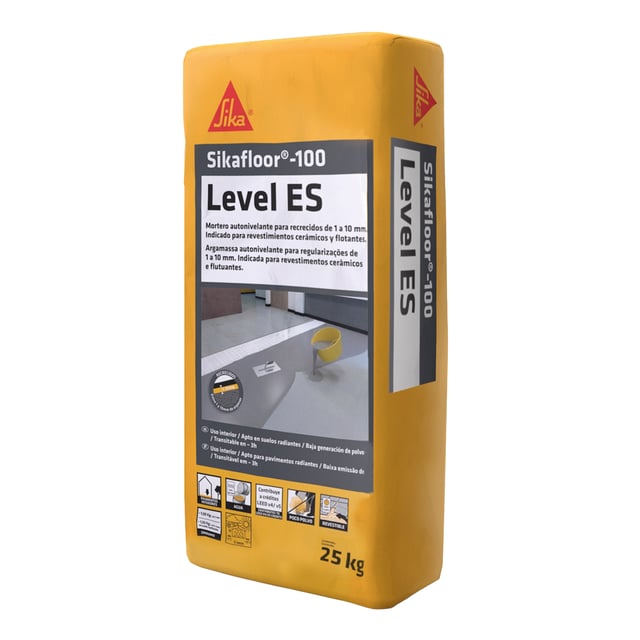 MORTERO AUTONIVELANTE SIKAFLOOR 100 LEVEL 1-10MM 25KG