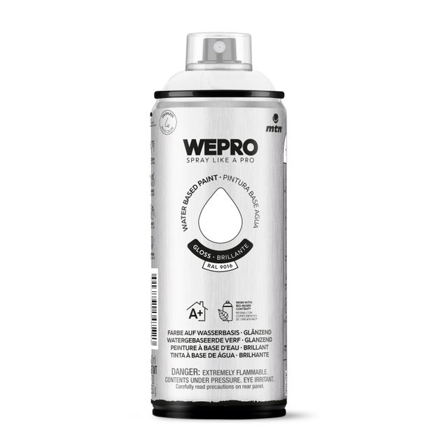 ESPRAY PINTURA AL AGUA SATINADO 400ML BLANCO