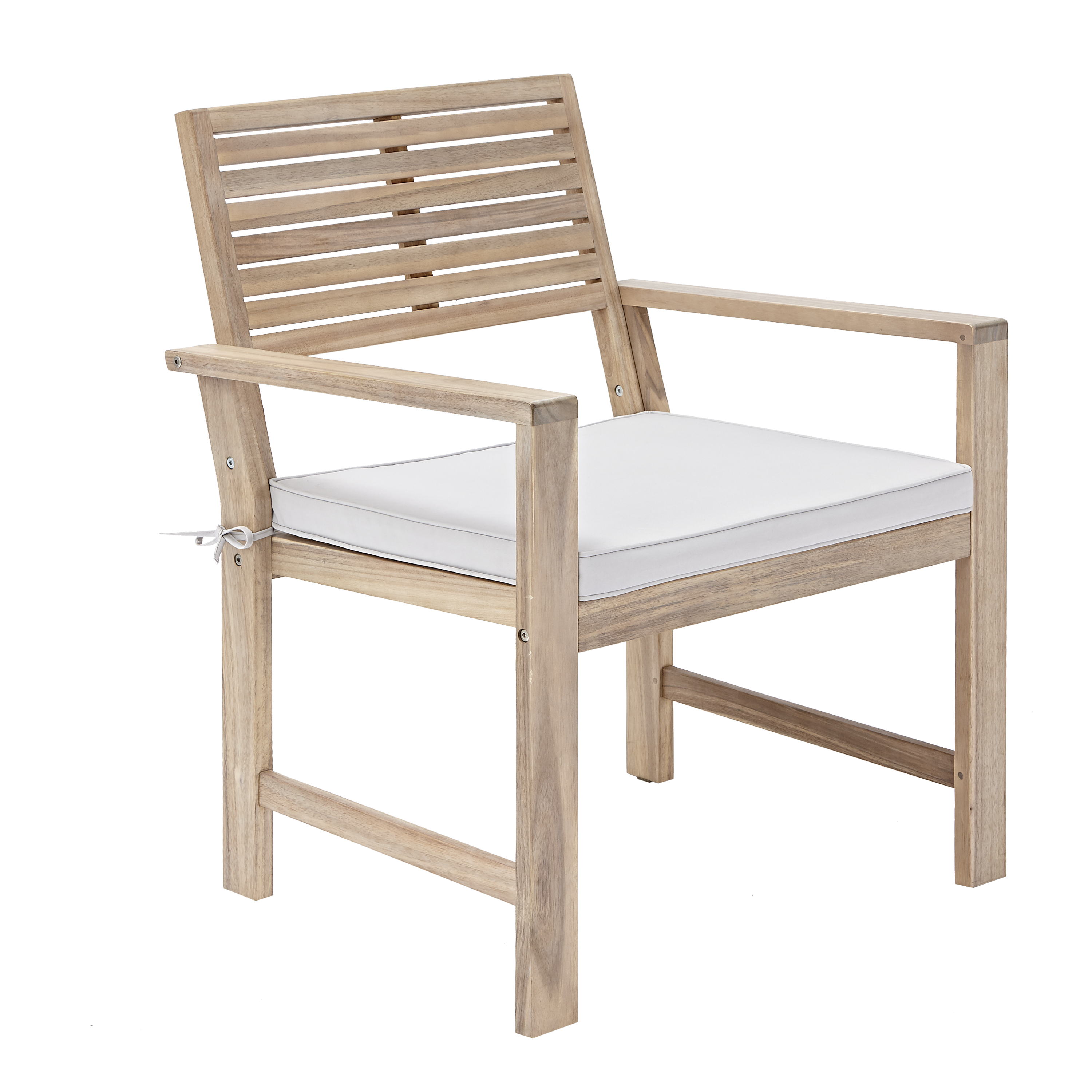 Salotto da giardino Solis NATERIAL in n/a marrone con cuscini in poliestere beige per 4 persone - 7