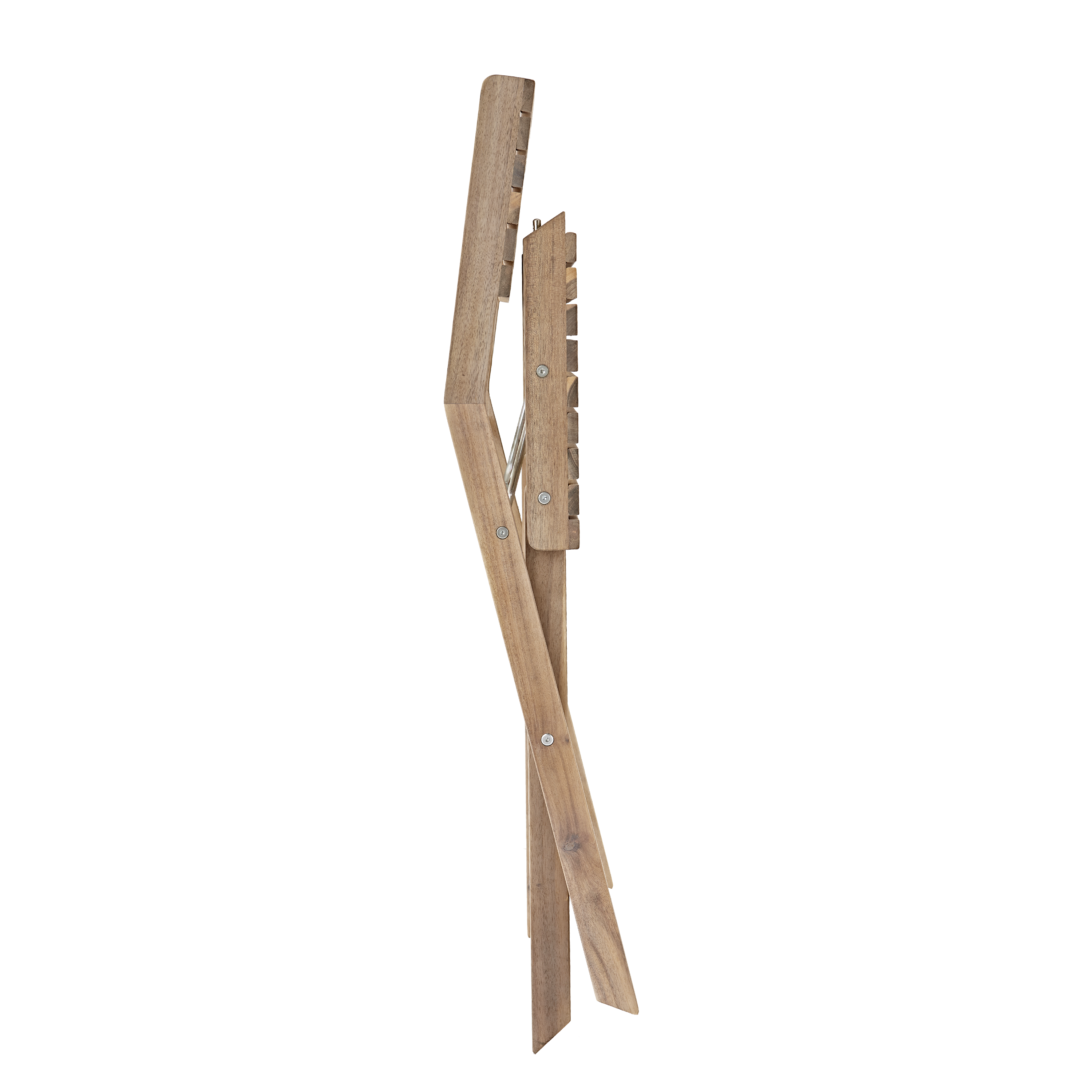 Sedia da giardino in legno pieghevole Solis Origami NATERIAL, seduta in acacia marrone, 2 pezzi - 9