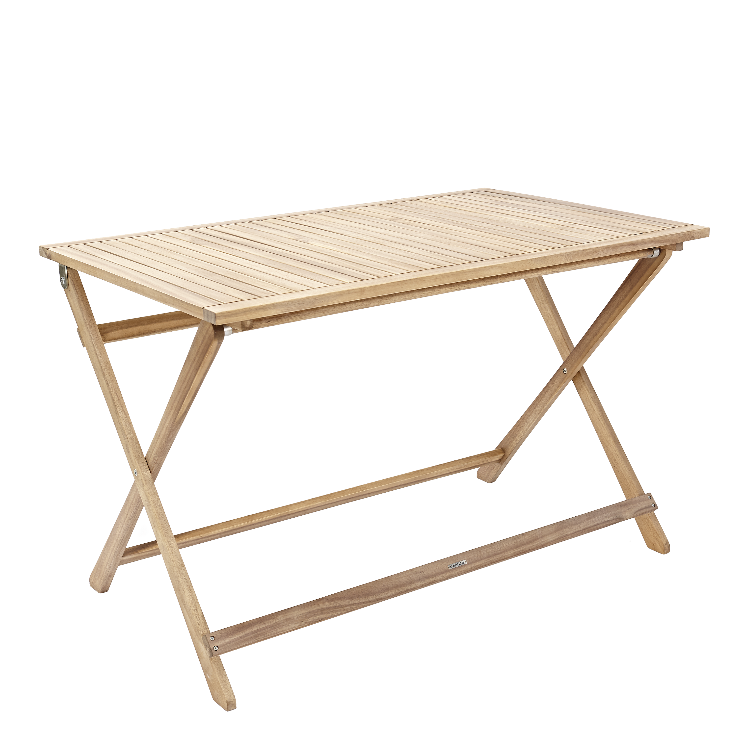 Mesa de madeira NATERIAL SOLIS ORIGAMI 114X70CM ACACIA - 3