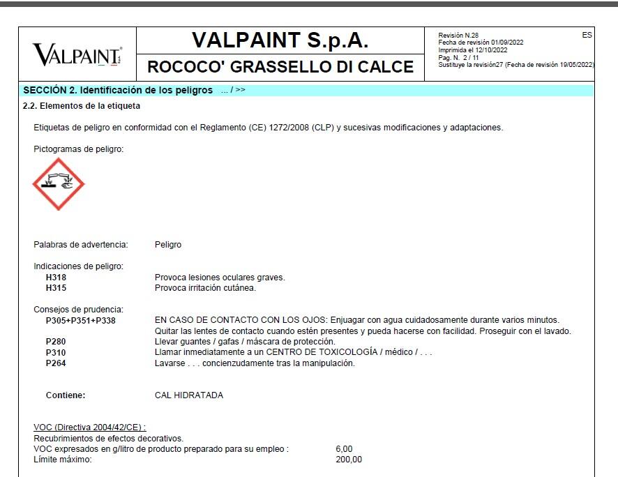 BASE STUCCO GRASELLO 4L BLANCO - 2