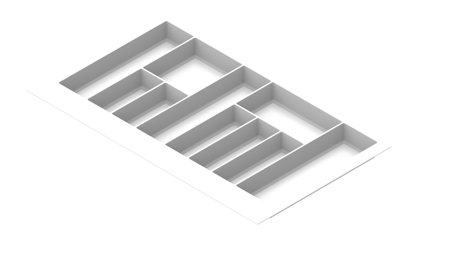 Wkład do szuflad Max 90 cm biały Rejs