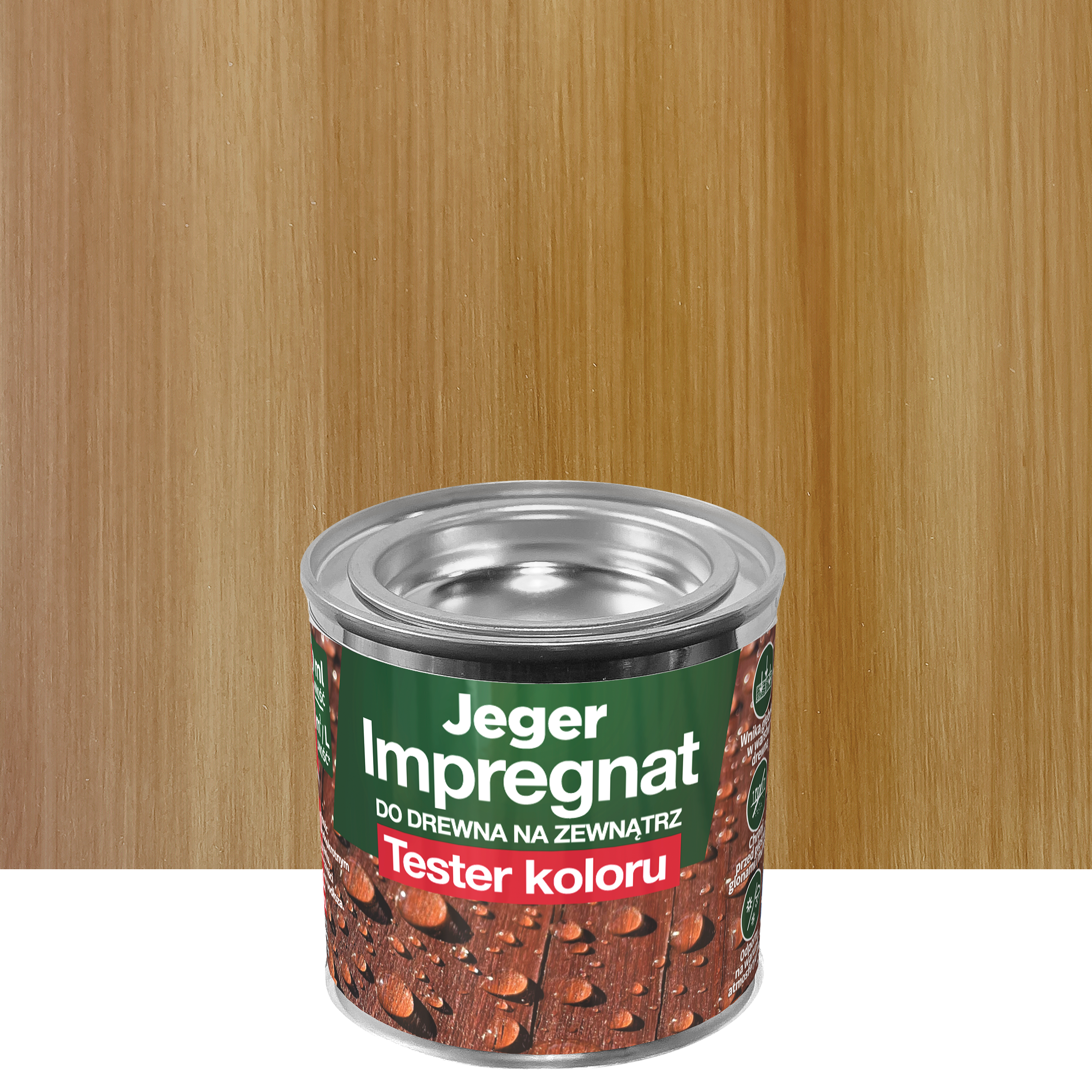 Impregnat do drewna na zewnątrz Tester 100 ml Orzech włoski Jeger