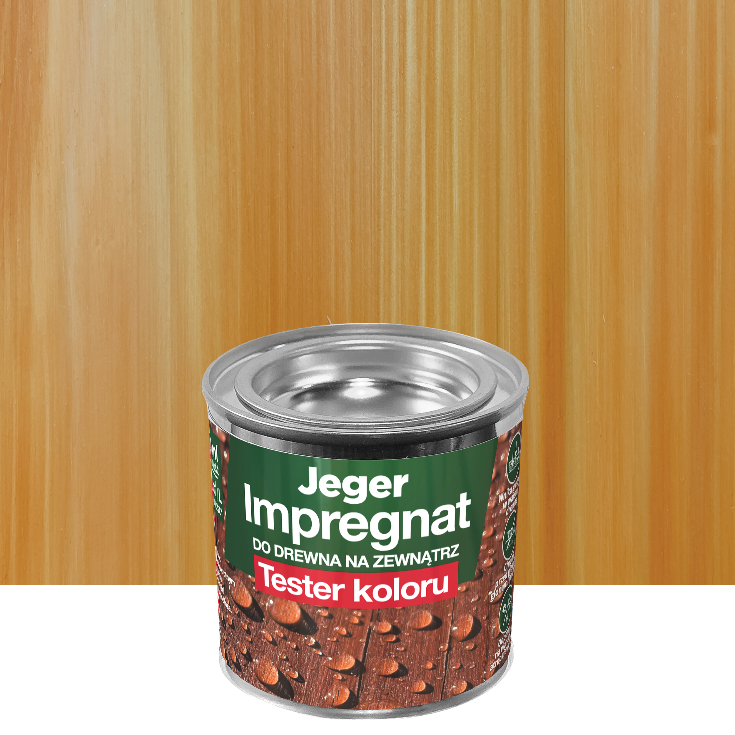 Impregnat do drewna na zewnątrz Tester 100 ml Pinia Jeger