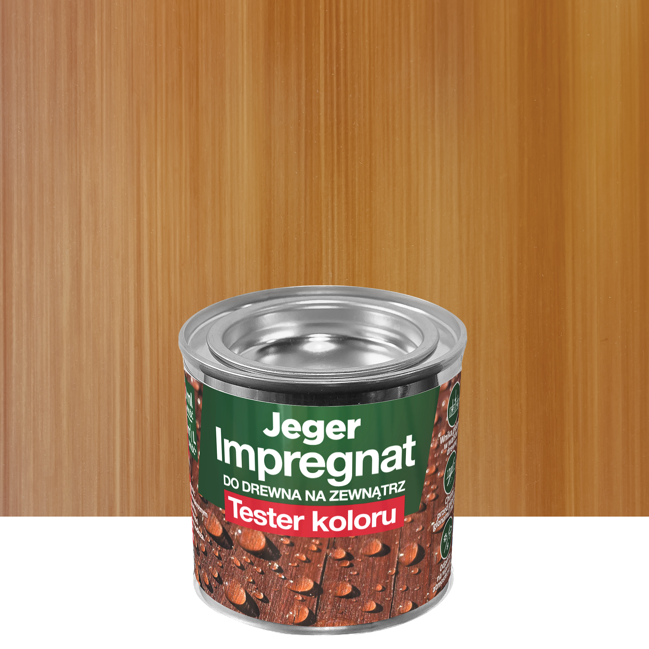 Impregnat do drewna na zewnątrz Tester 100 ml Drzewo wiśniowe Jeger