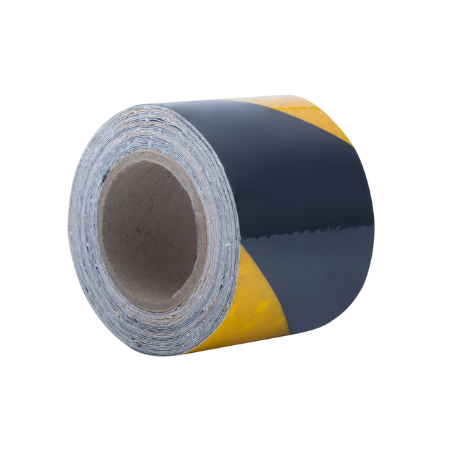 Ruban Adhésif Antidérapant Jaune/Noir - 50mm X 5m Pour Intérieur/Extérieur