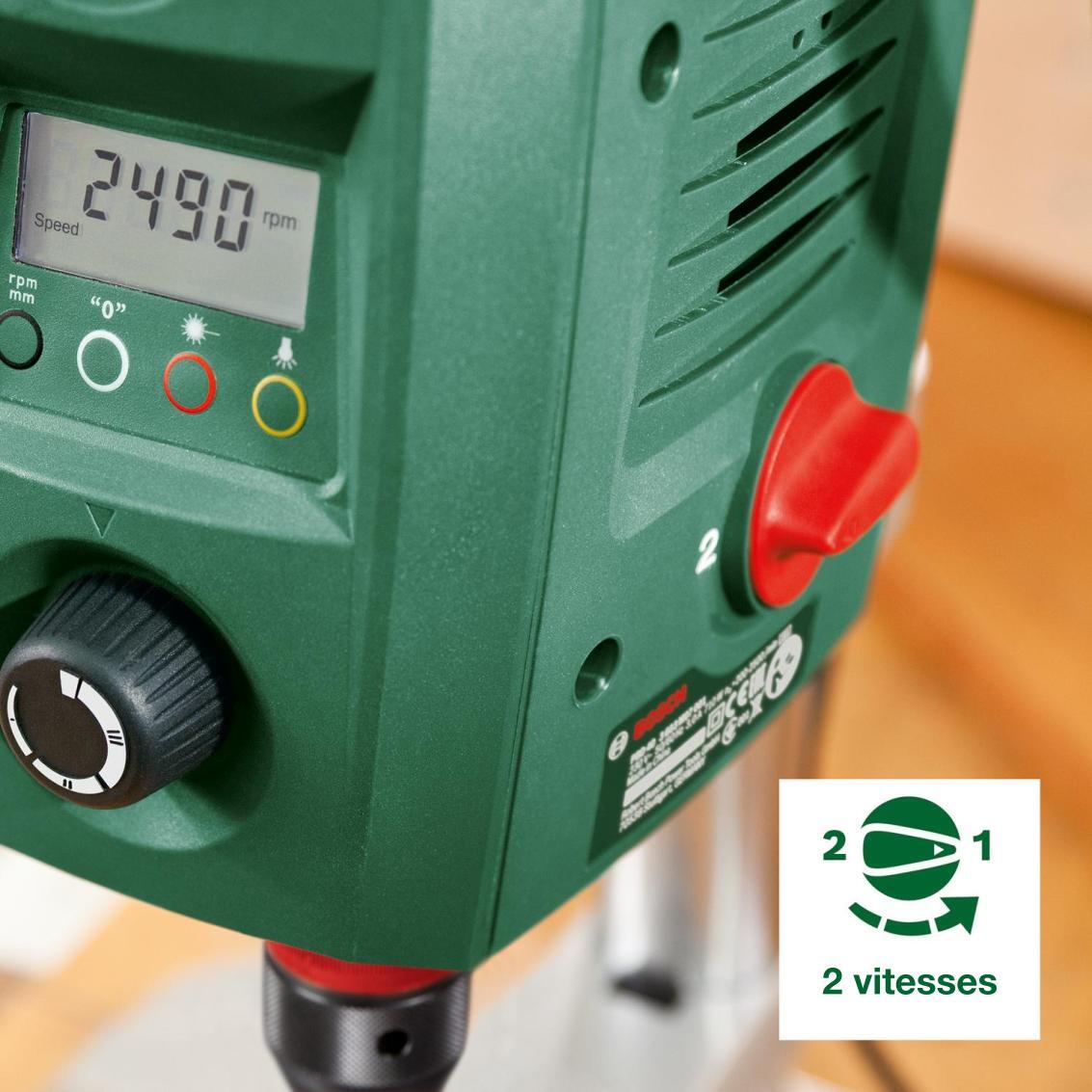 Perceuse à colonne D. mandrin 13mm BOSCH 710.0W, 13 mm pbd 40 avec étau - 9