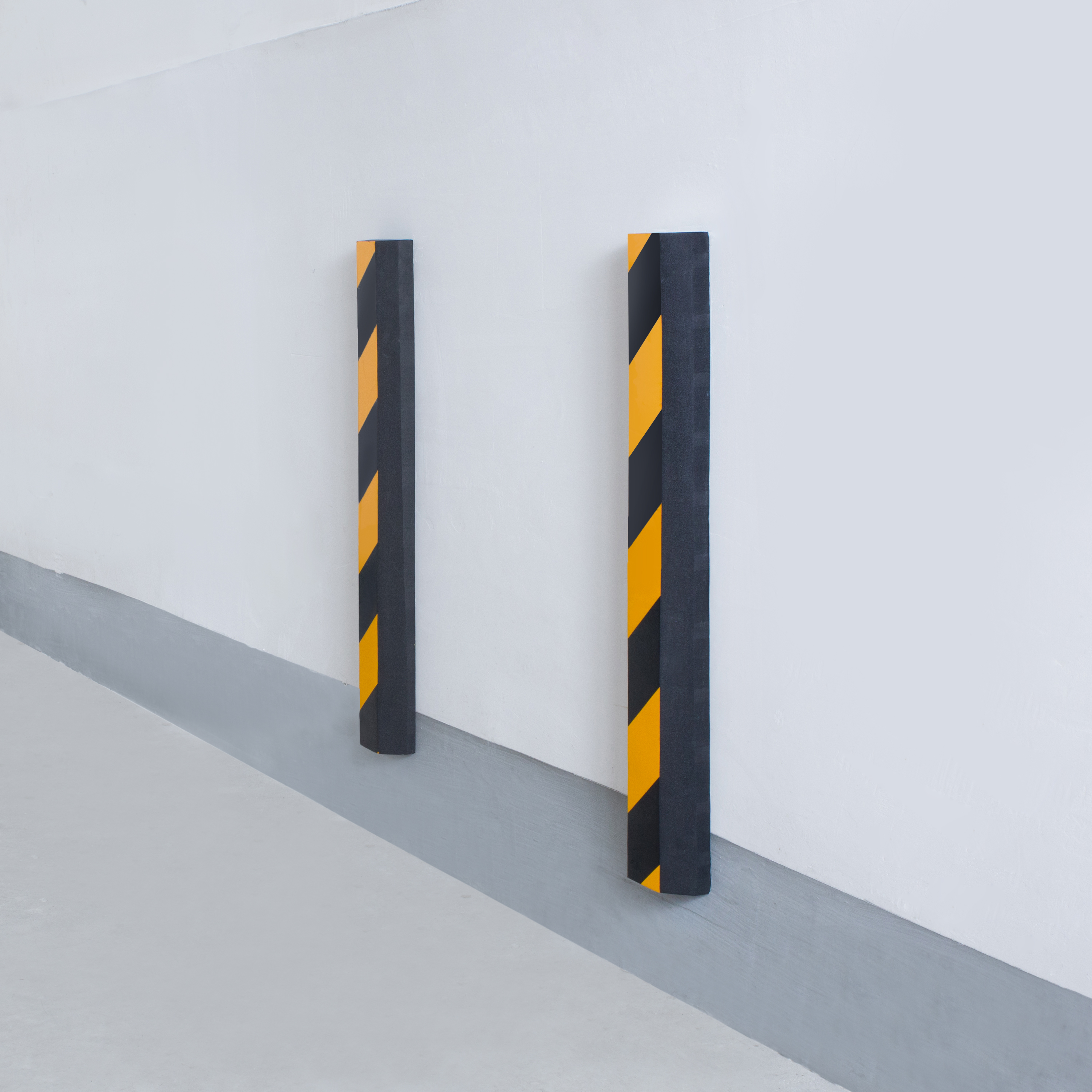 Conjunto 2 protetores STANDERS CHOQUE GARAGEM AMRELO/PRETO 50X7CM - 2