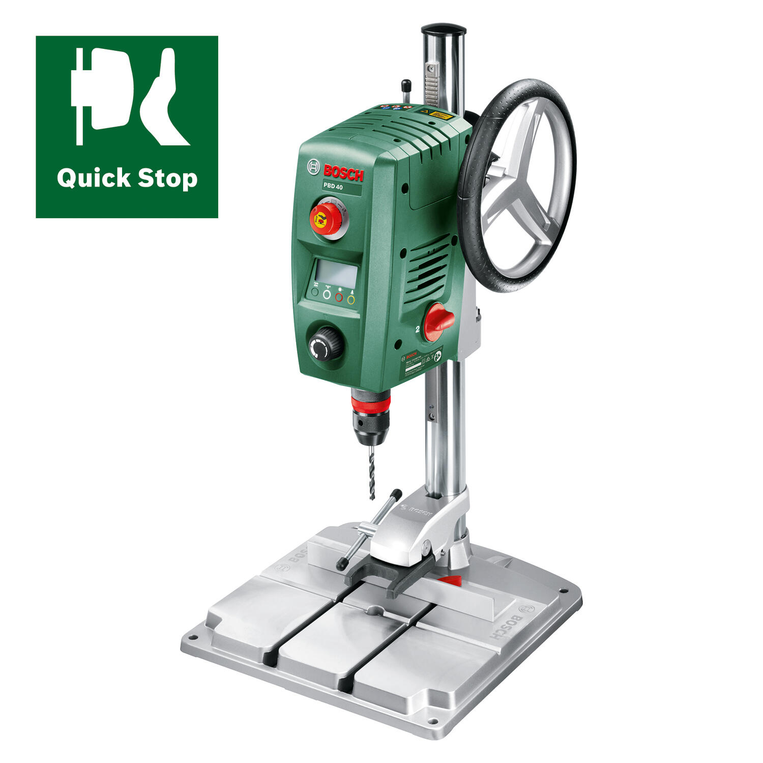 Perceuse à colonne D. mandrin 13mm BOSCH 710.0W, 13 mm pbd 40 avec étau - 7
