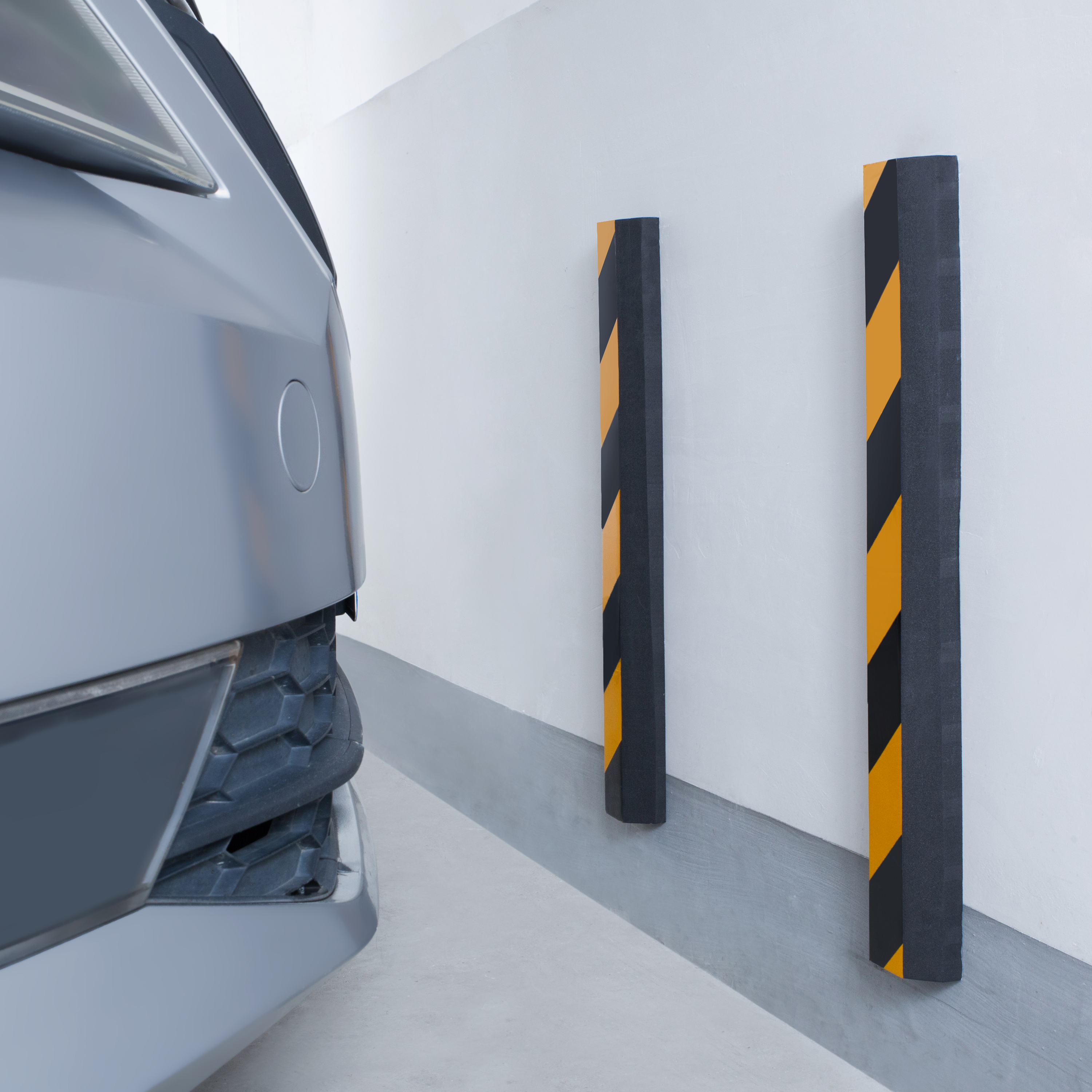 Conjunto 2 protetores STANDERS CHOQUE GARAGEM AMRELO/PRETO 50X7CM - 3