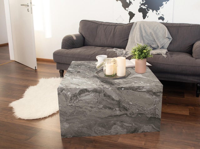 Rouleau adhésif décoratif marbre paladina, gris l.0.675 x L.2 m