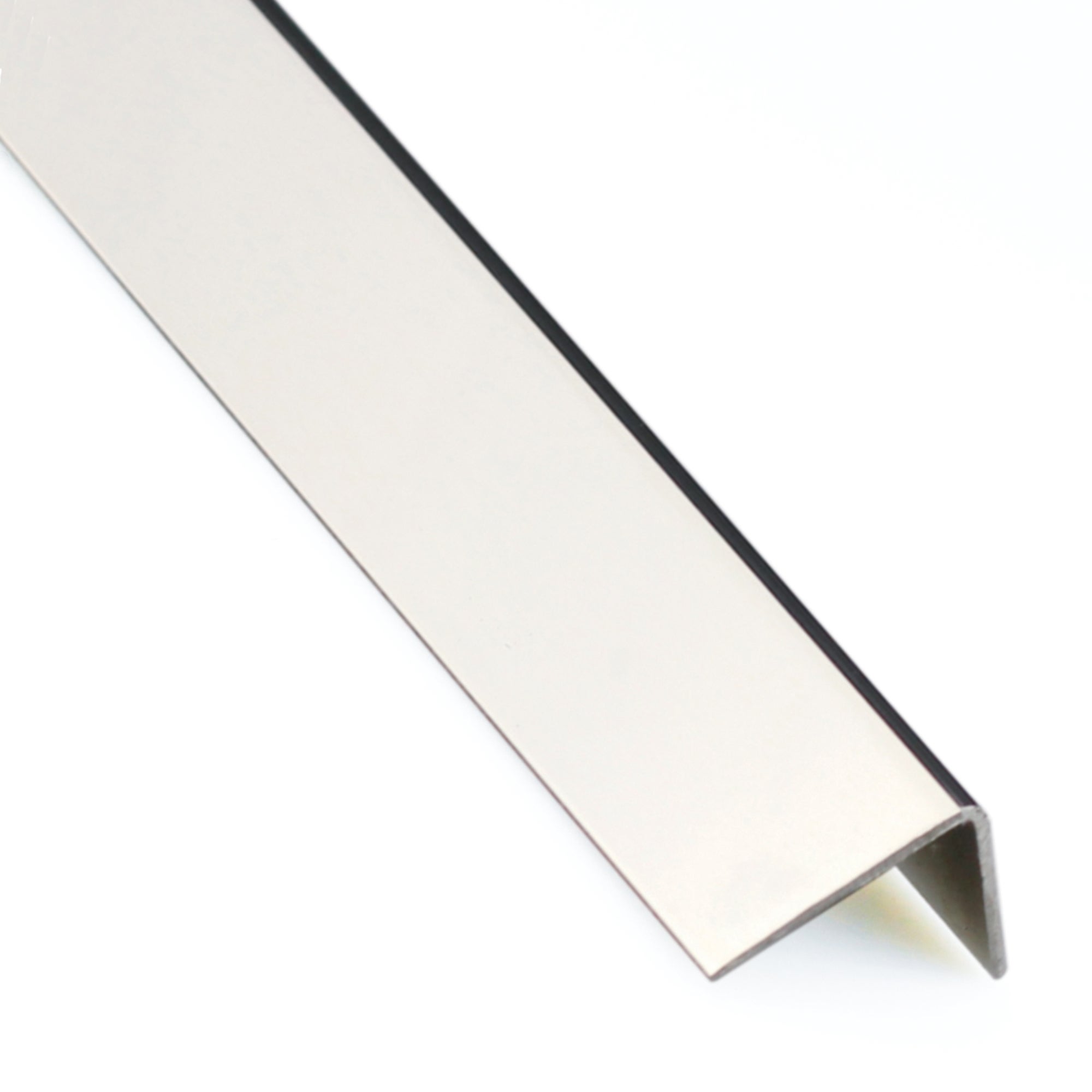 Cornière adhésive pvc peint gris lisse, L.2600 mm | Leroy Merlin