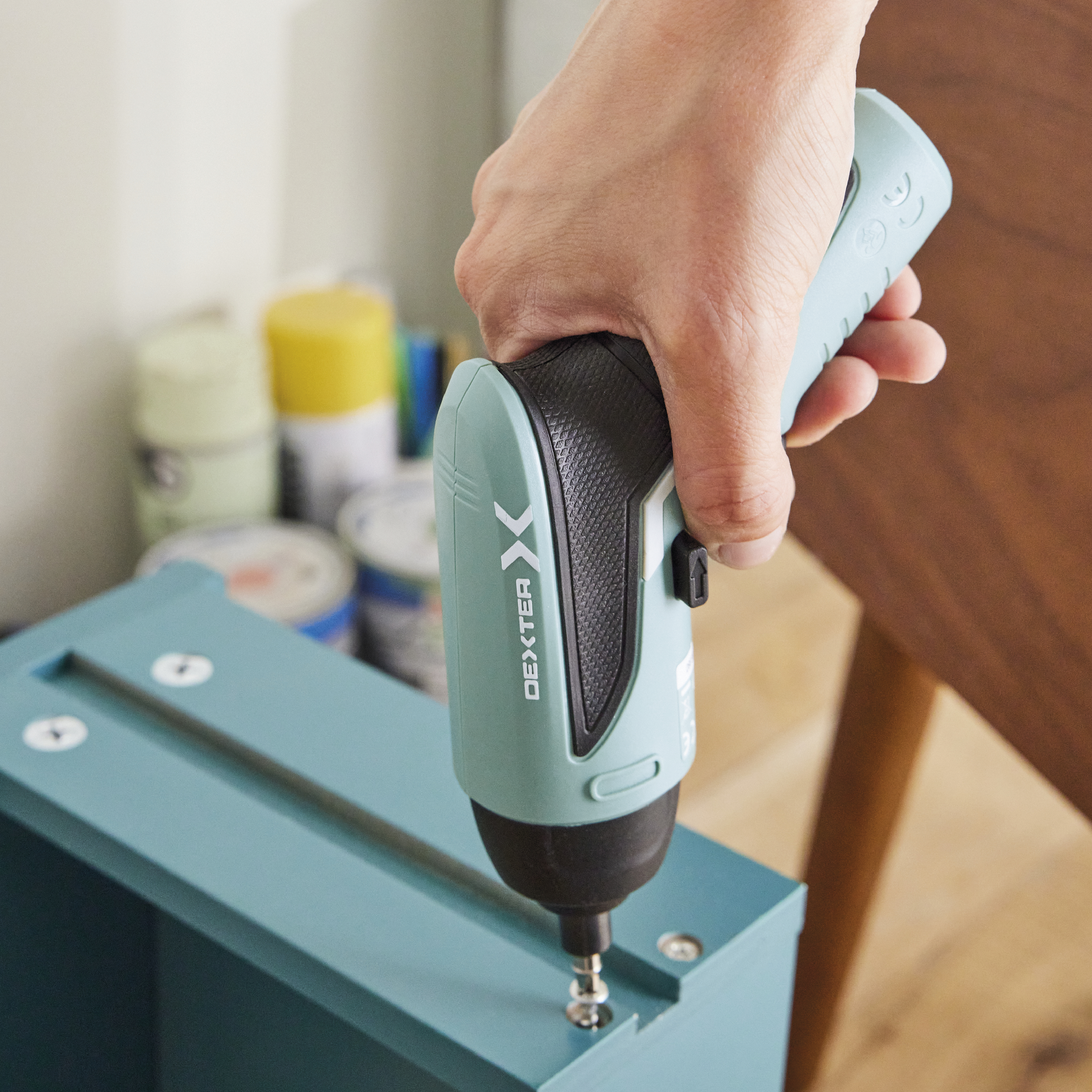 Atornillador DEXTER SODIUM 3.7V + 6 puntas atornillador + Cable carga USB-C - 4