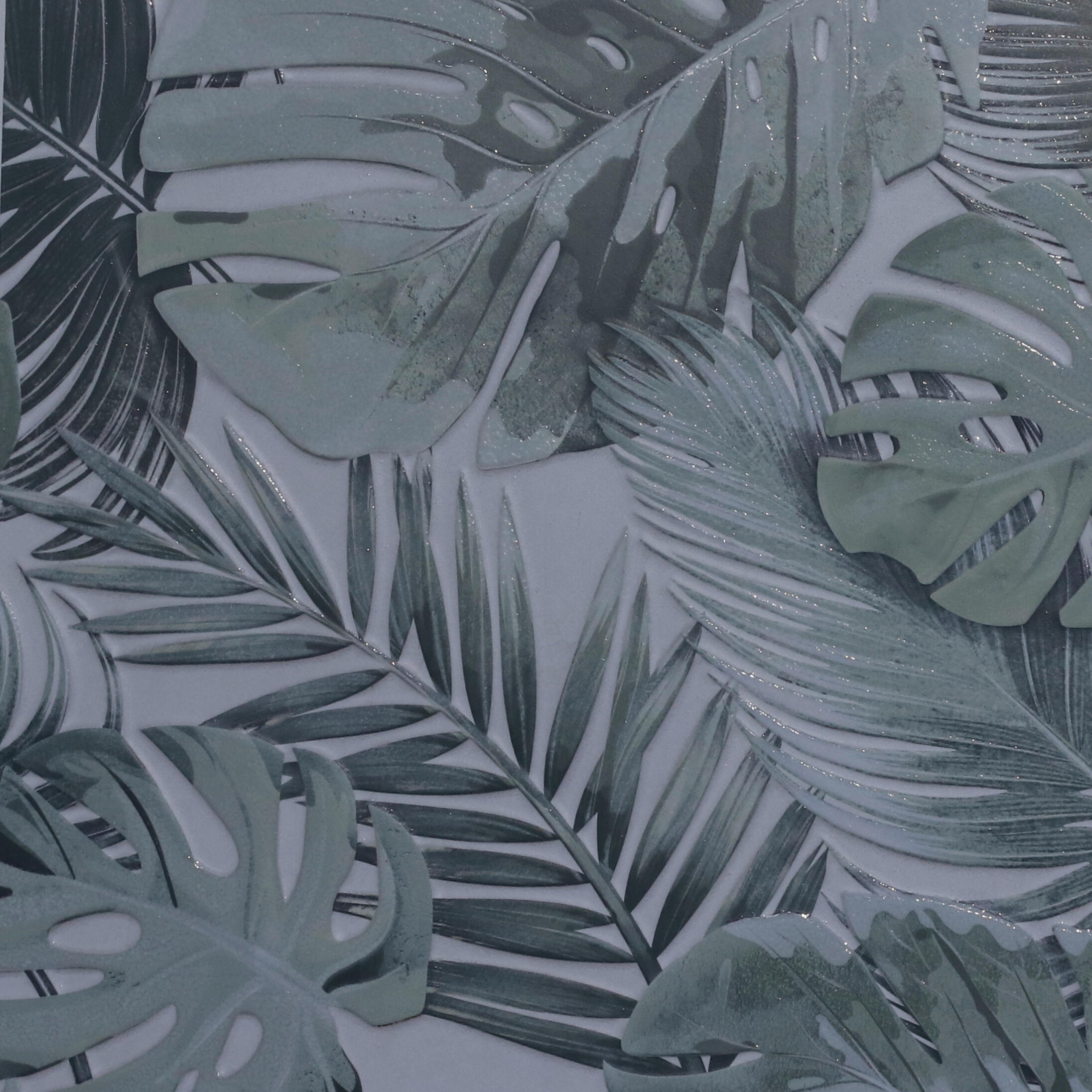 Carrelage mural intérieur décor effet floral l.60 x L.120 cm - Garden Areca Light - 4