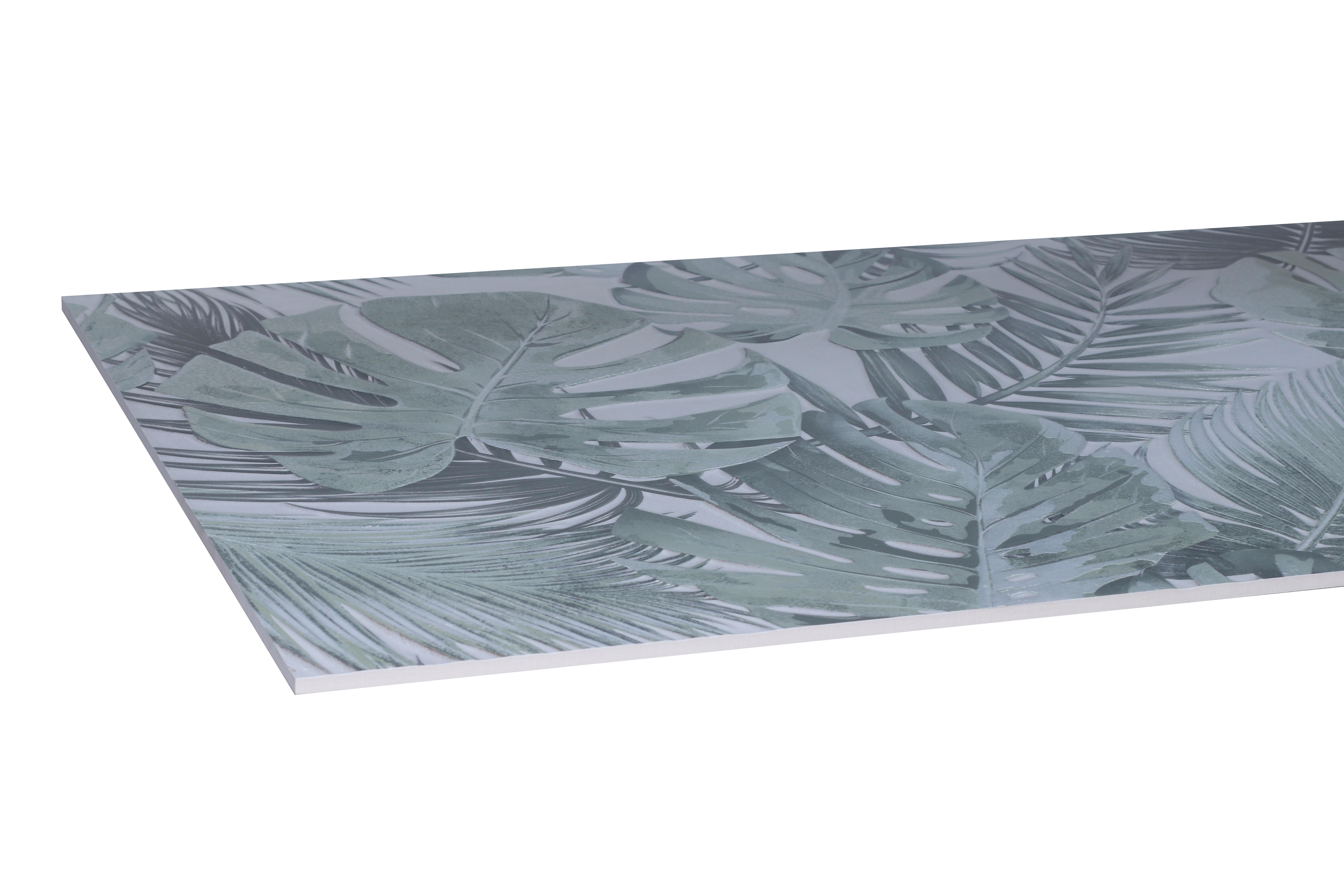 Carrelage mural intérieur décor effet floral l.60 x L.120 cm - Garden Areca Light - 2