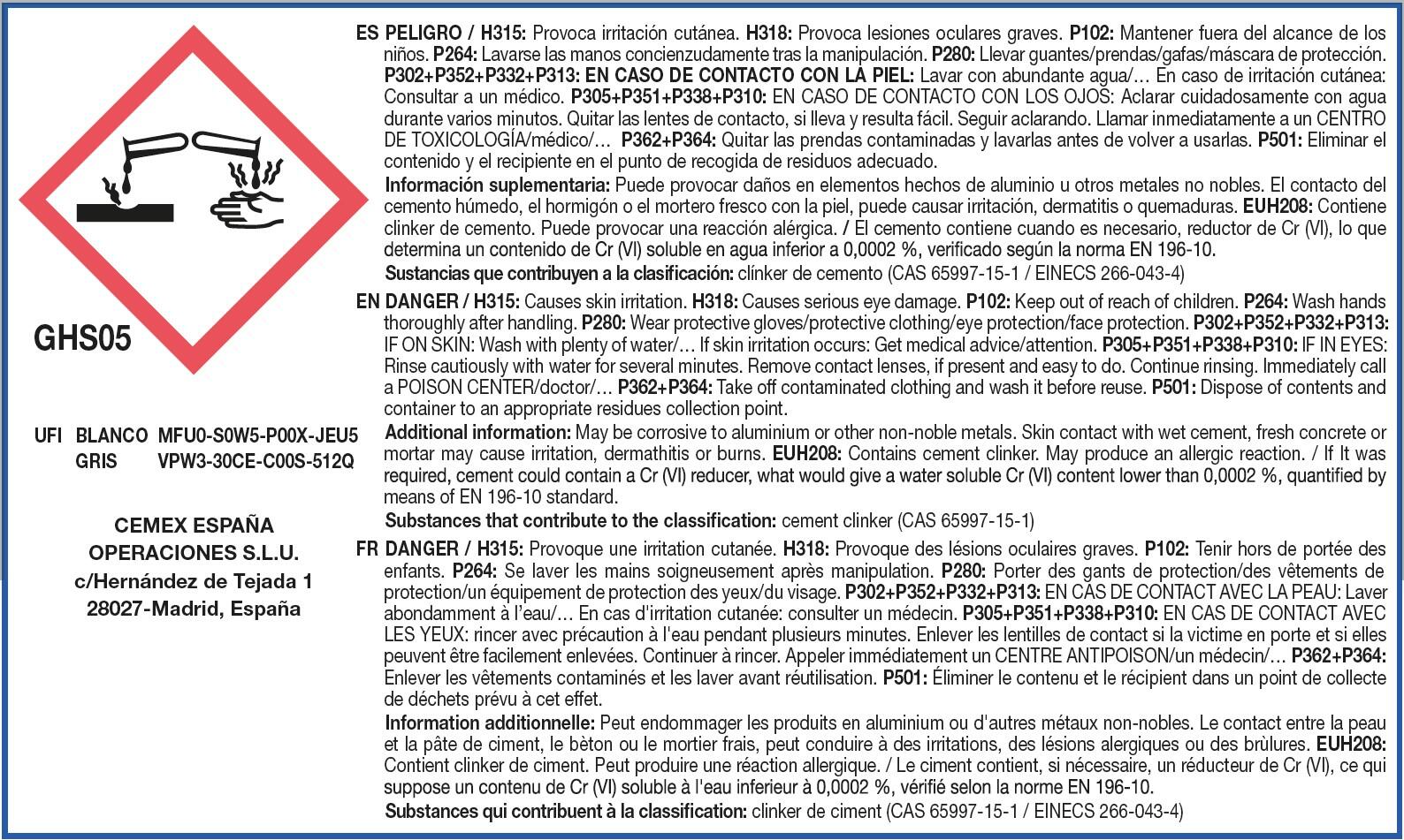 HORMIGÓN SECO H-25 CEMEX 25 KG - 2