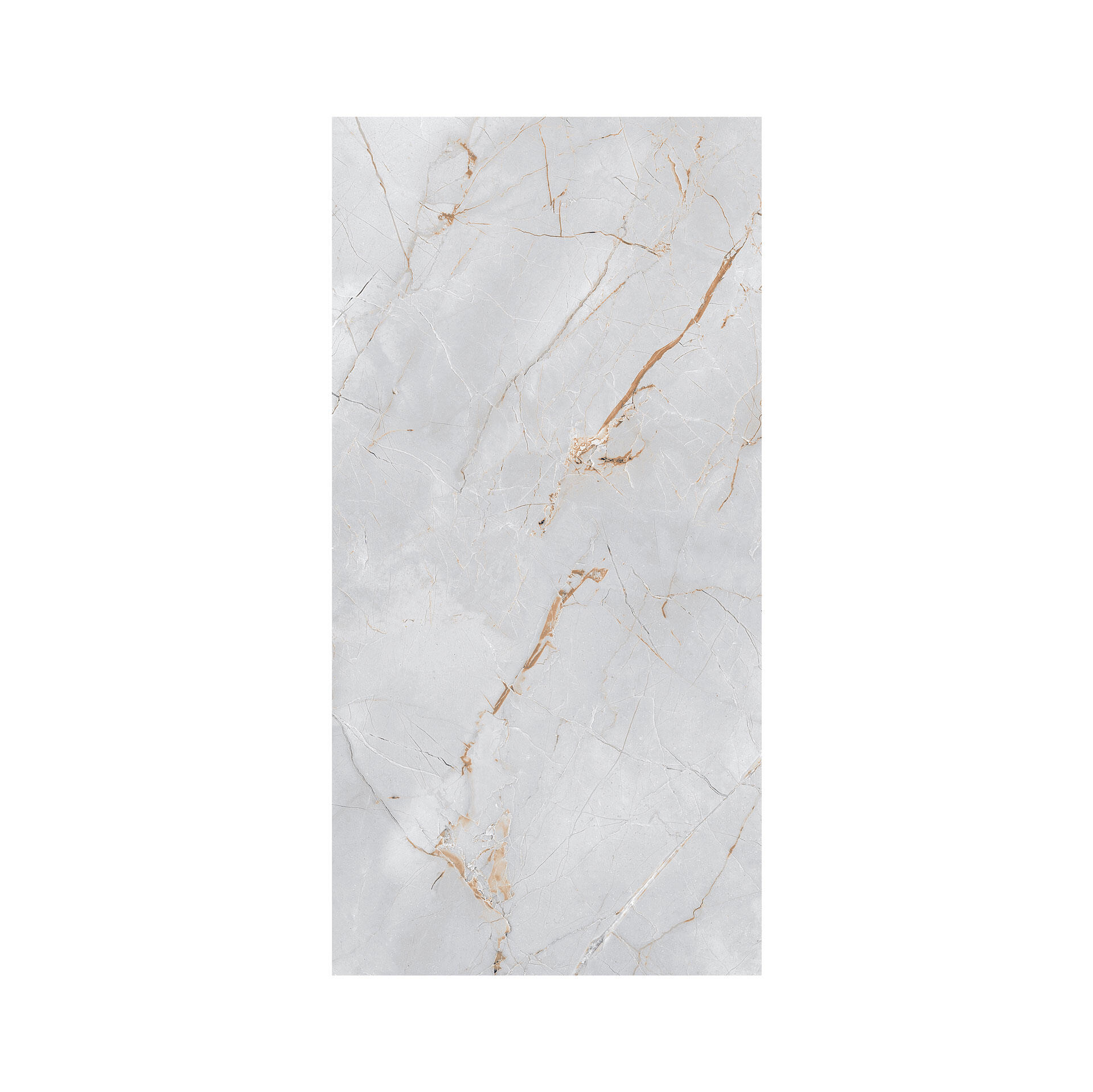 Carrelage sol intérieur effet marbre l.60 x L.120 cm - KERAMOS SILVER - 2