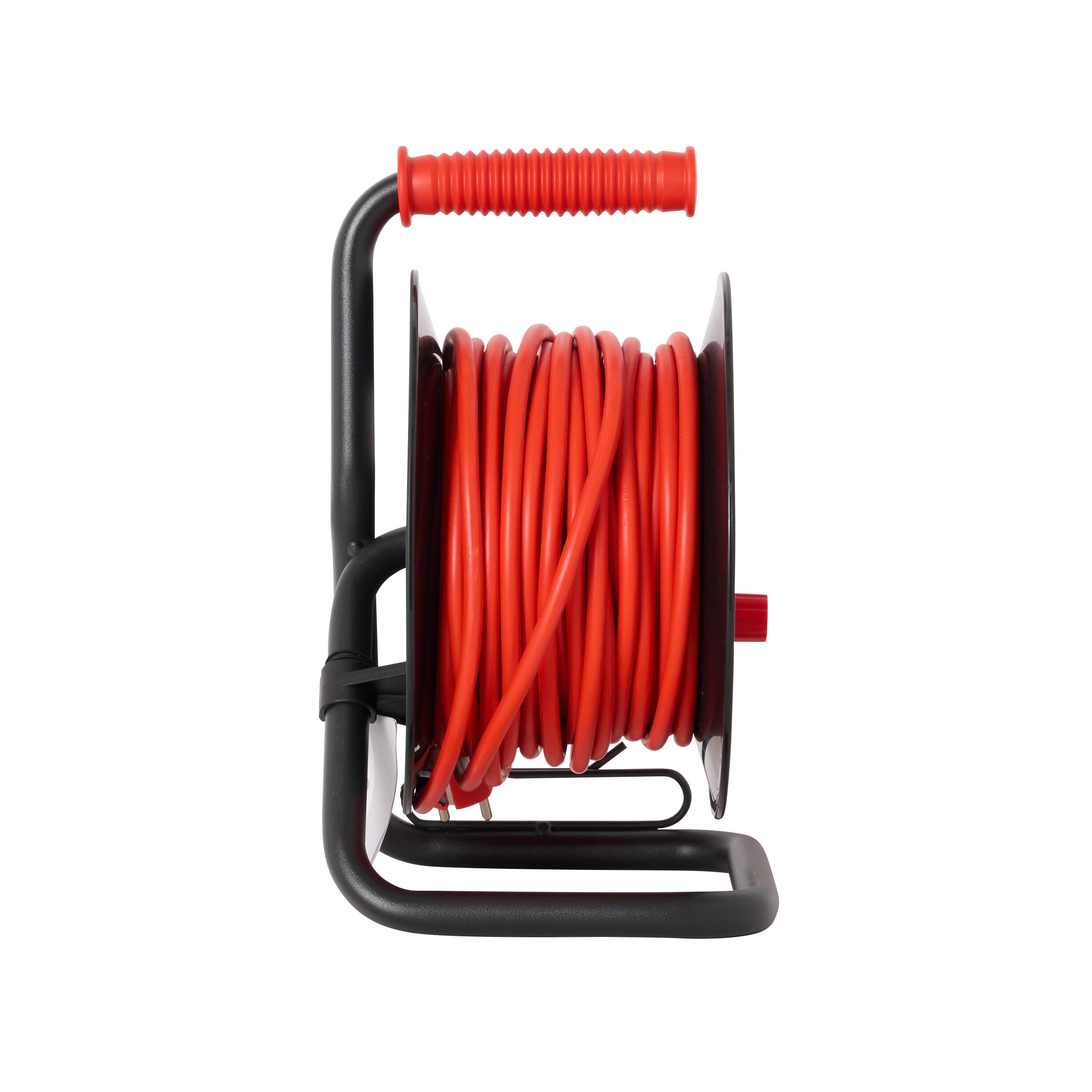 Enrolador LEXMAN 4 tomadas 3g1,5 H05-VVF 25metros vemelho/preto - 3