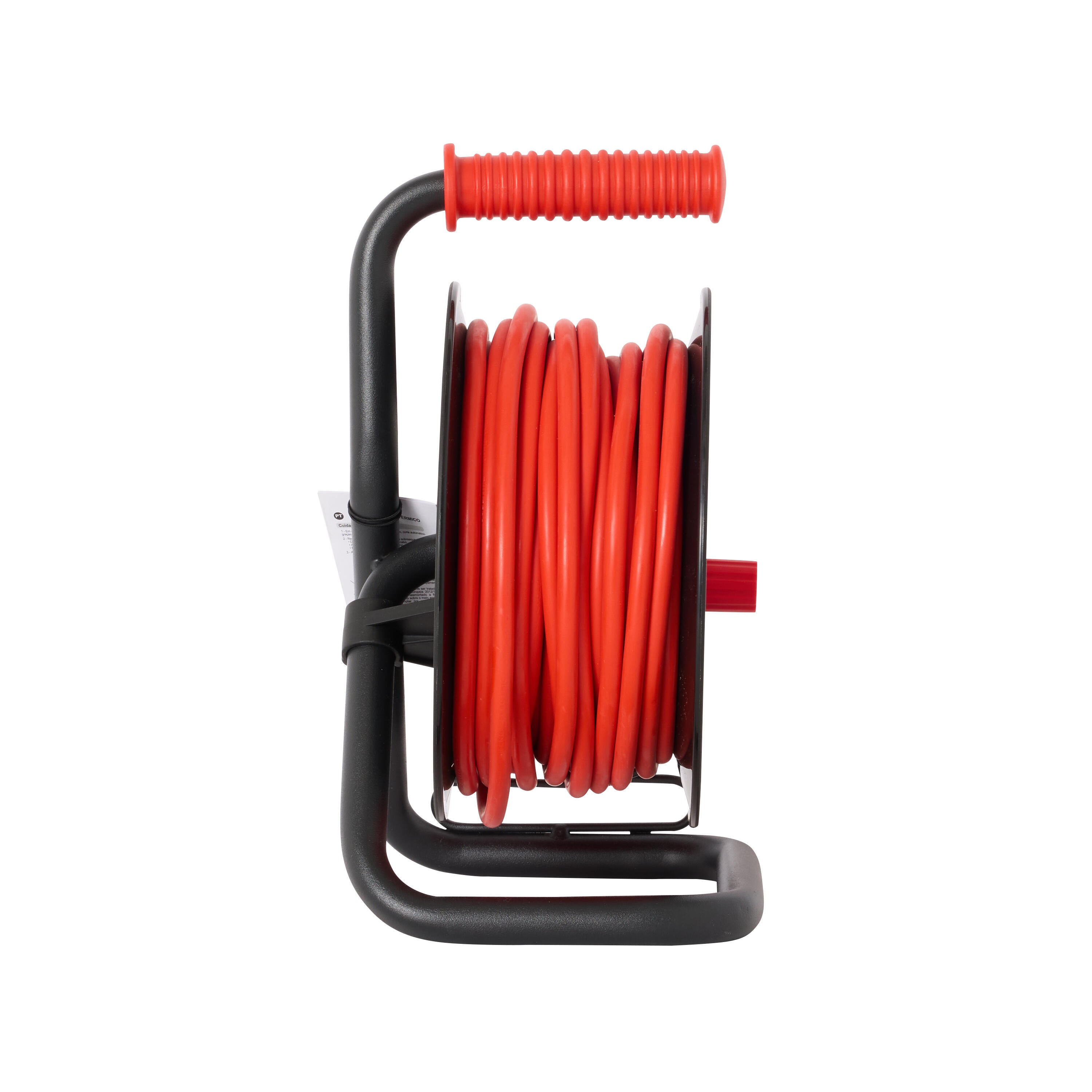 Enrolador LEXMAN 3 tomadas + 2 USB (A+C) 3g1,5 H05-VVF 15metros vemelho/preto - 3