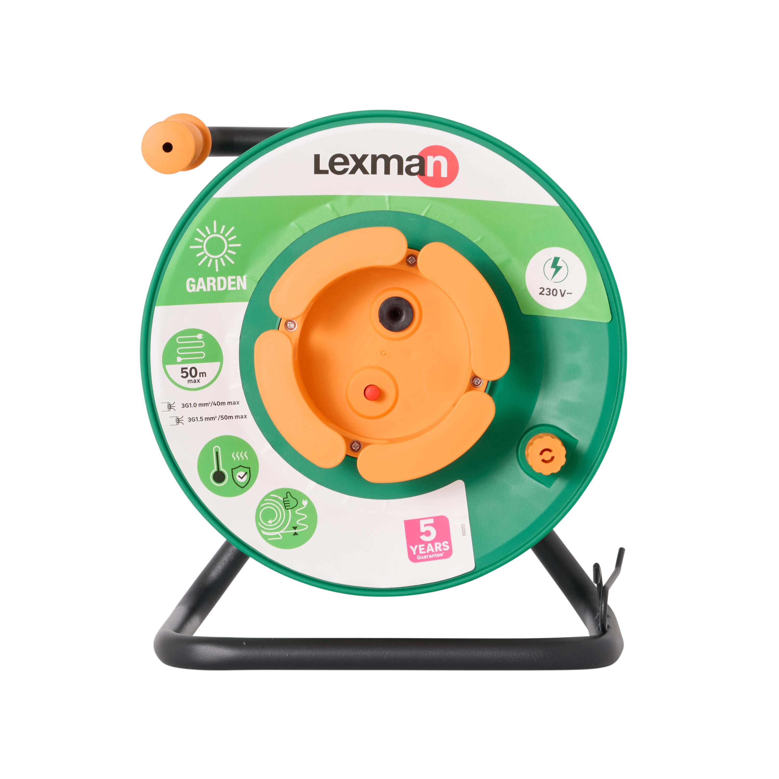 Enrouleur vide pour jardin, sans prise LEXMAN - 6