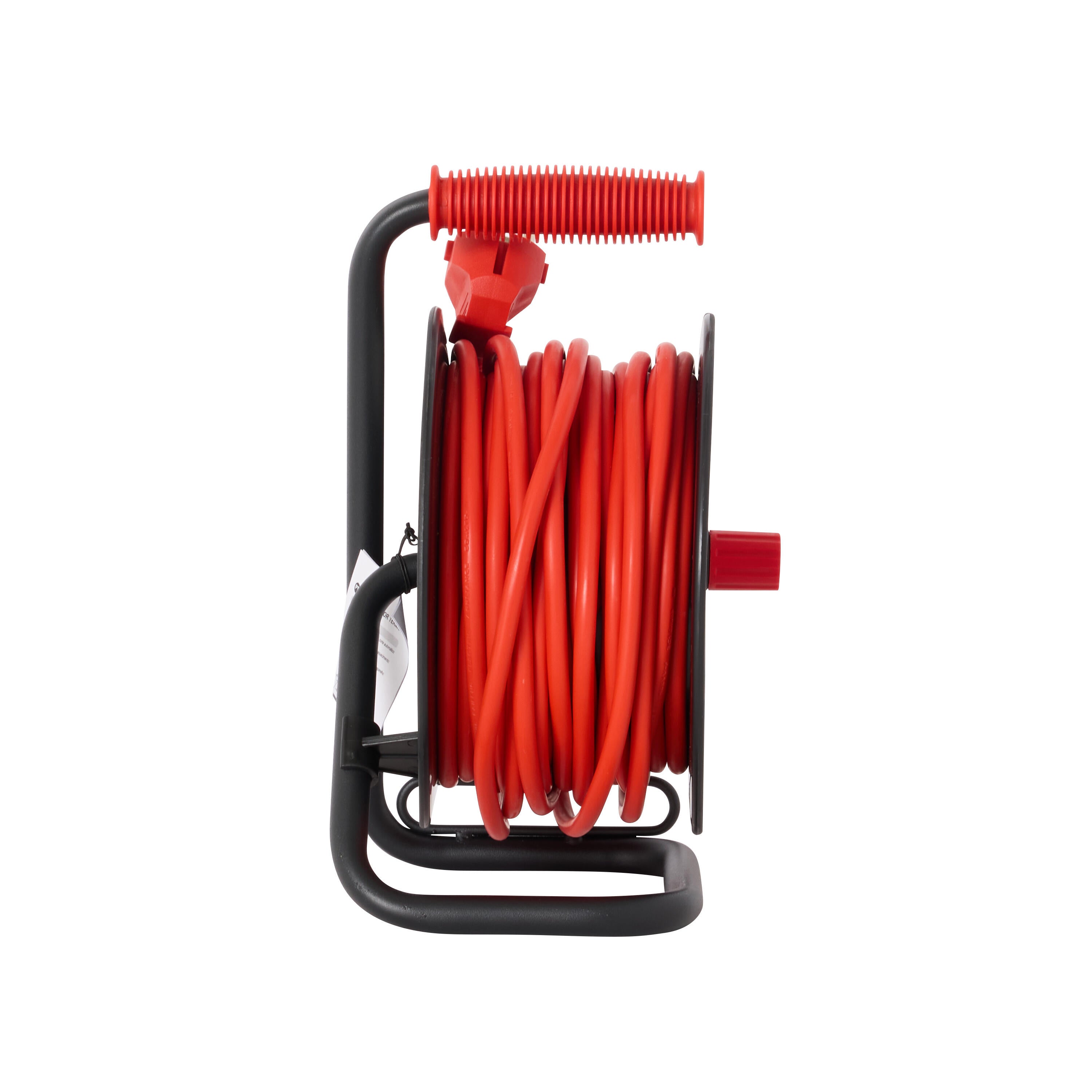 Enrolador LEXMAN 4 tomadas 3g1 H05-VVF 15metros vermelho/preto - 2