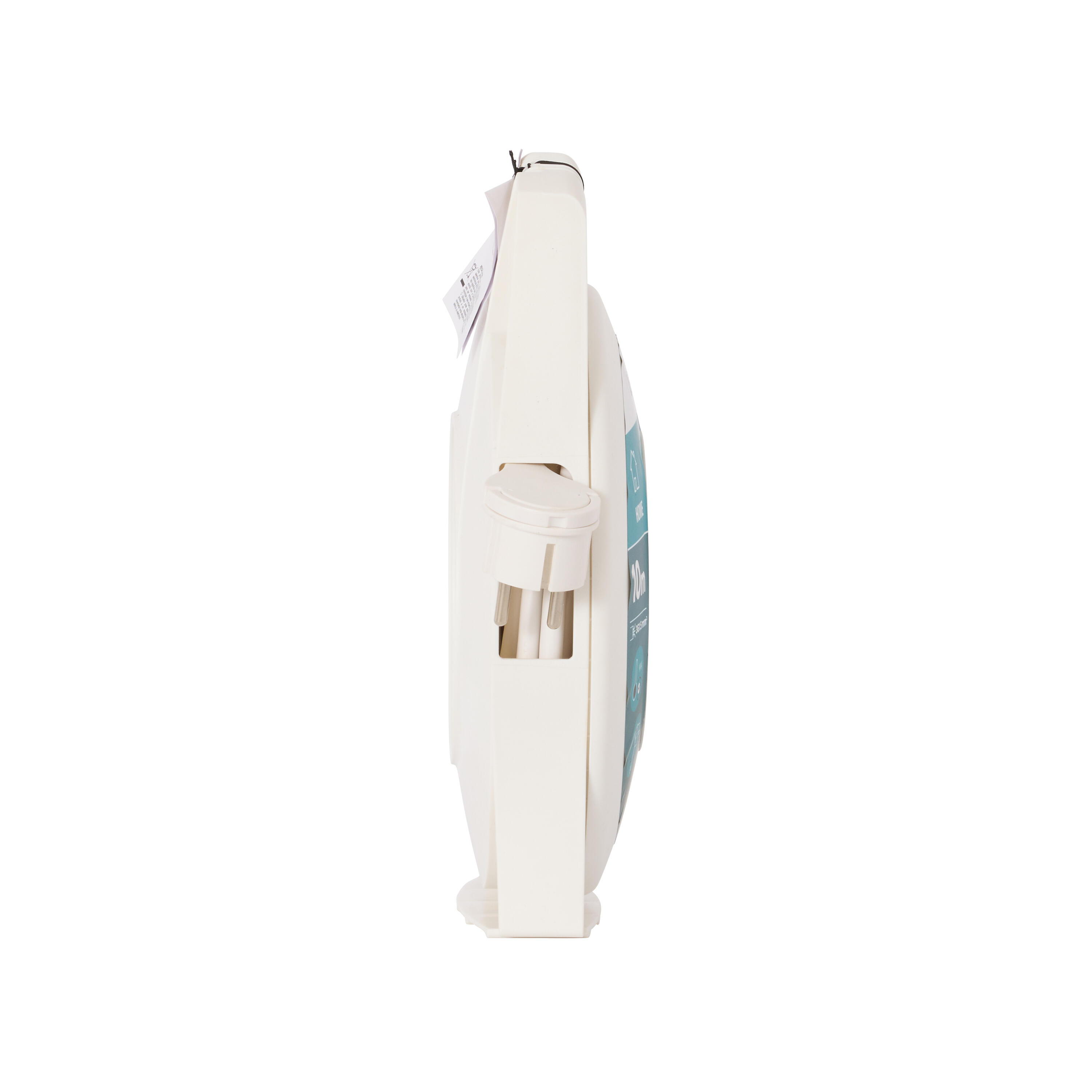 Enrolador LEXMAN 4 tomadas 3g1,5 H05-VVF 10metros branco/cinza - 2