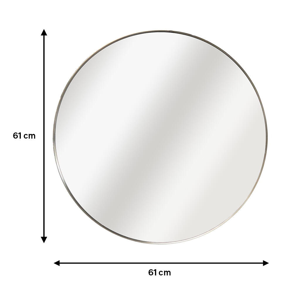 Espelho Inspire glam d60cm dourado - 6