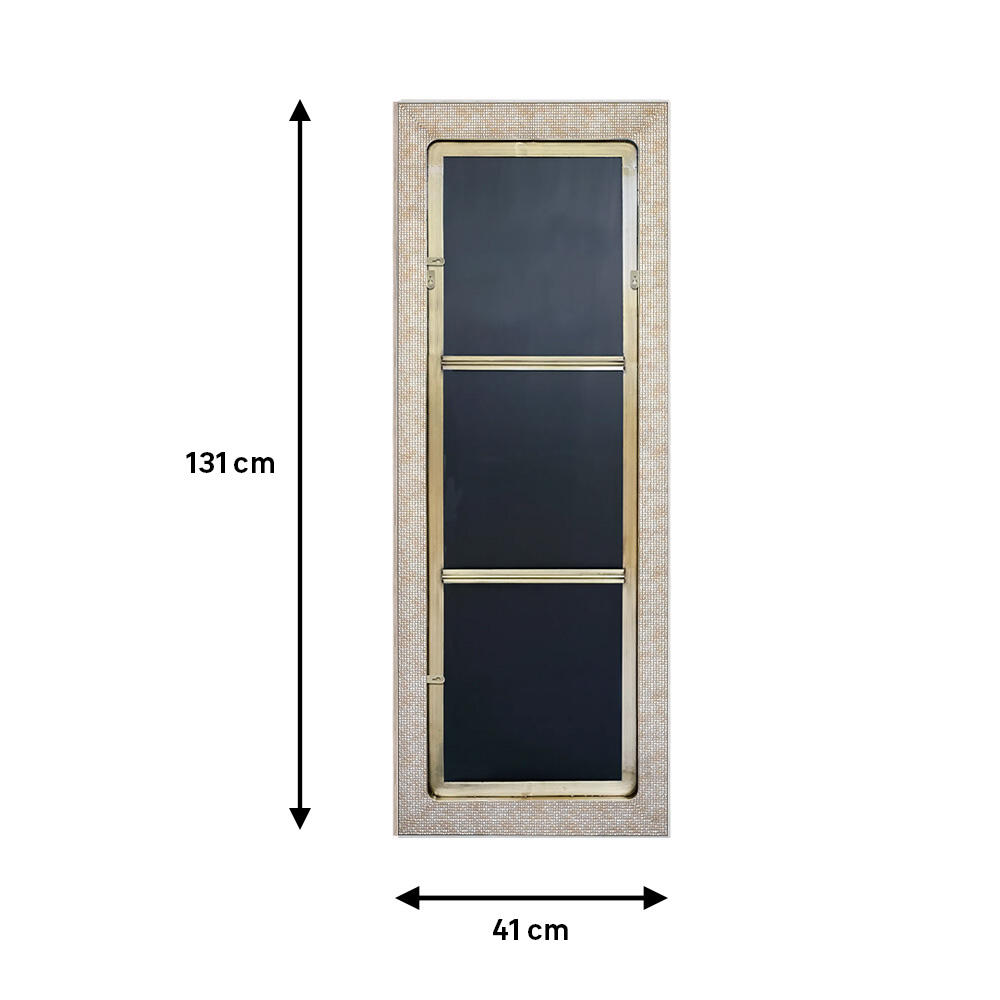 Espelho Glam 40x130cm ouro Inspire - 9