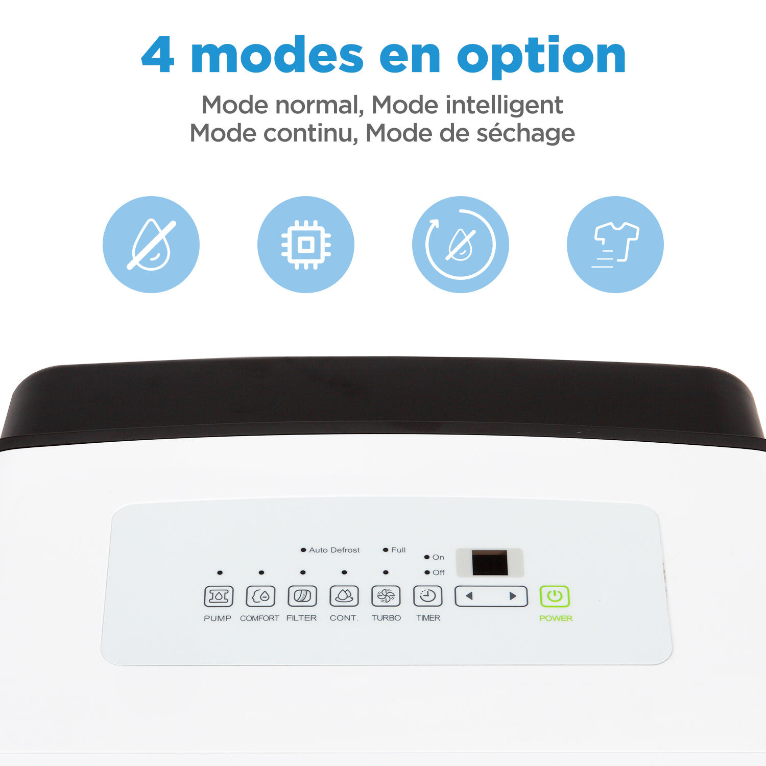 Déshumidificateur d'air 50L/100M² - MIDEA - 2