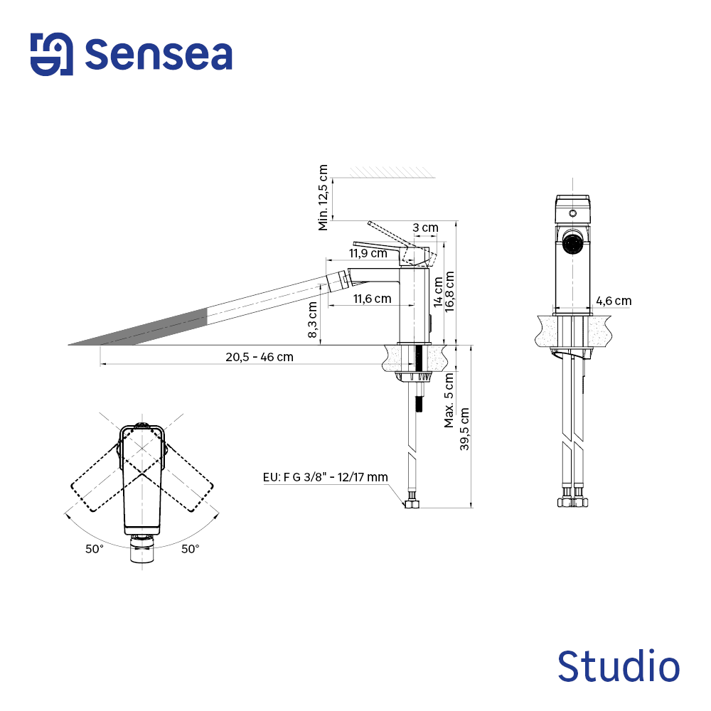 Torneira de bidé SENSEA STUDIO CROMADA - 7